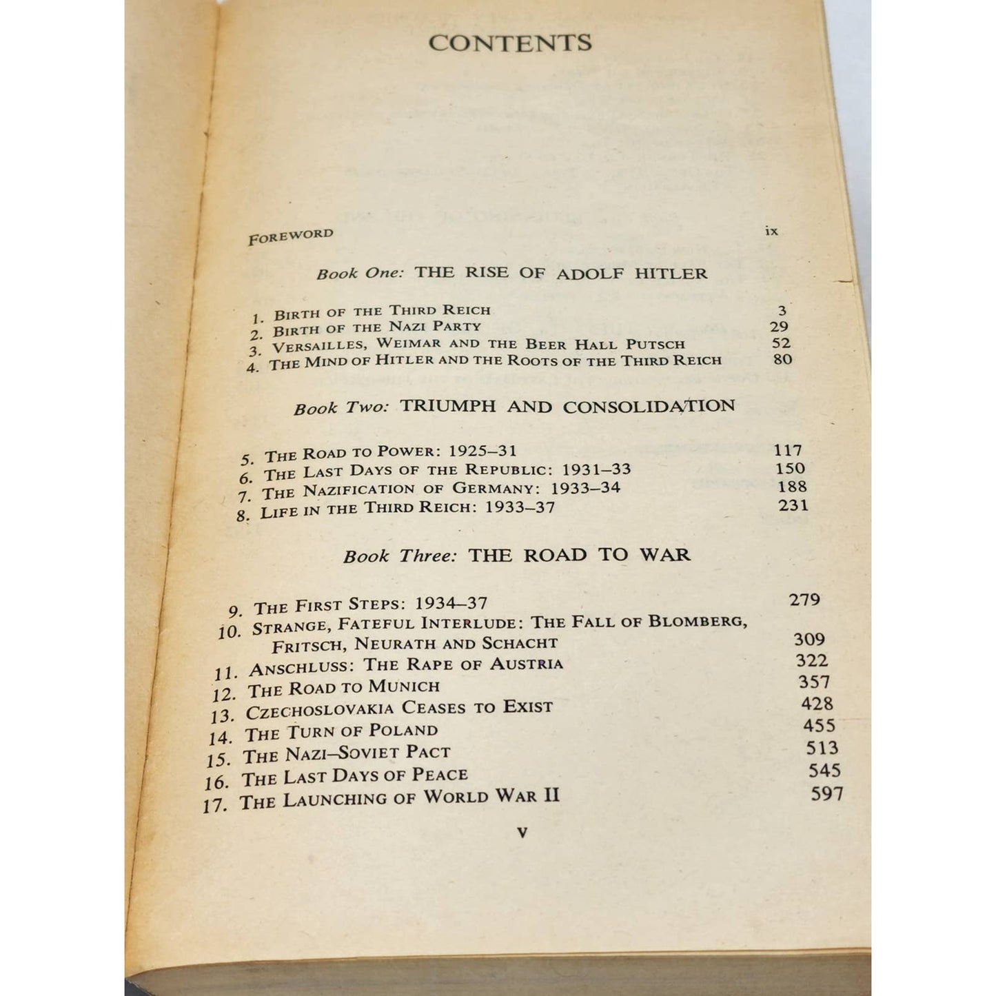 Rise And Fall Of Third Reich A History Of Nazi Germany By William L. Shirer 1960