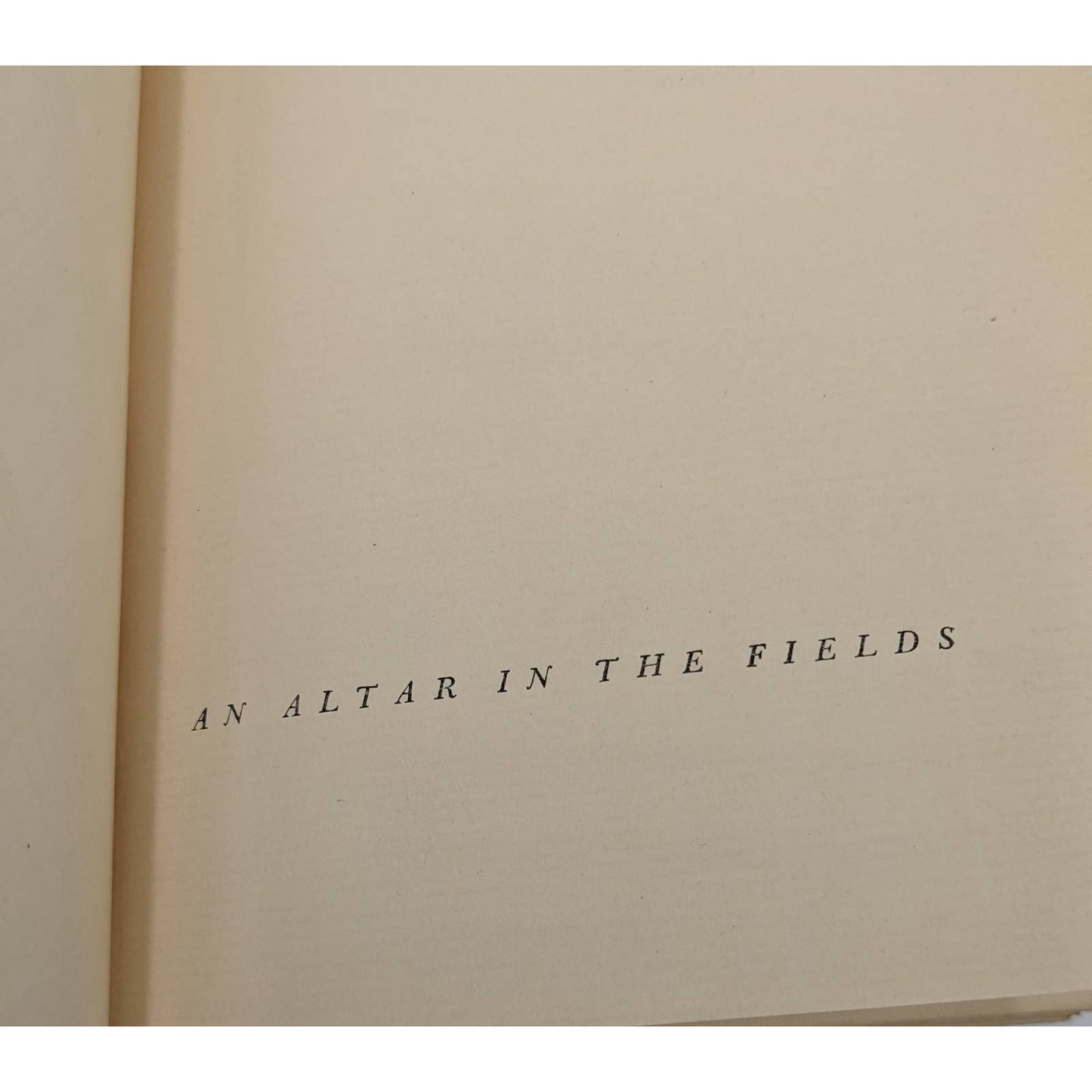 An Altar In The Fields By Ludwig Lewisohn Vintage Novel First Edition 1934