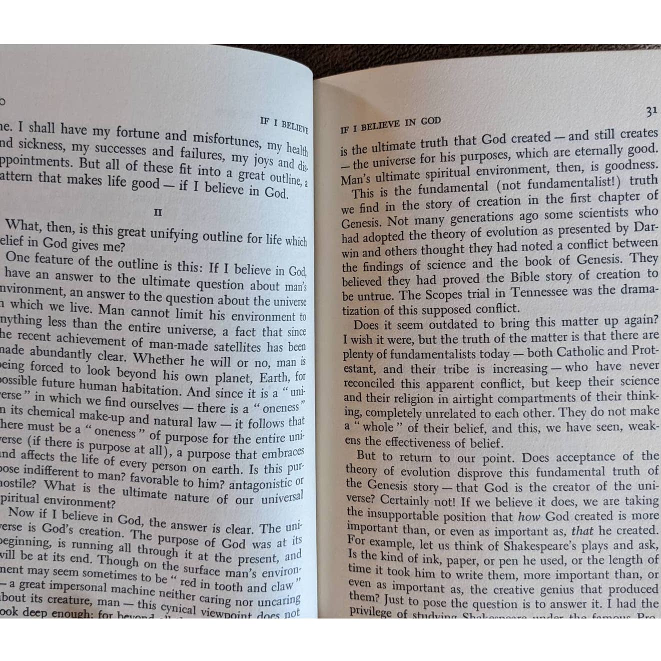 Vintage If I Believe By Donald J Campbell If I Believe in God, Sin, Jesus Christ