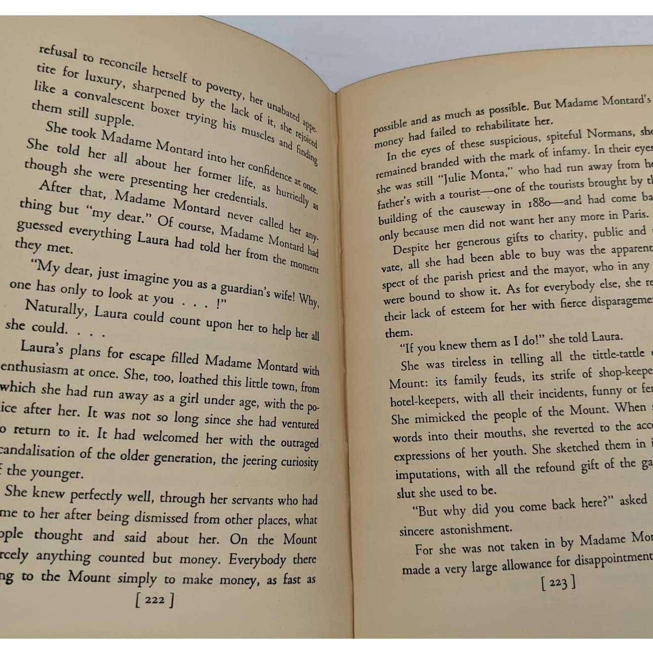 Tides Of Mont St. Michel By Roger Vercel Vintage Book First Printing 1938