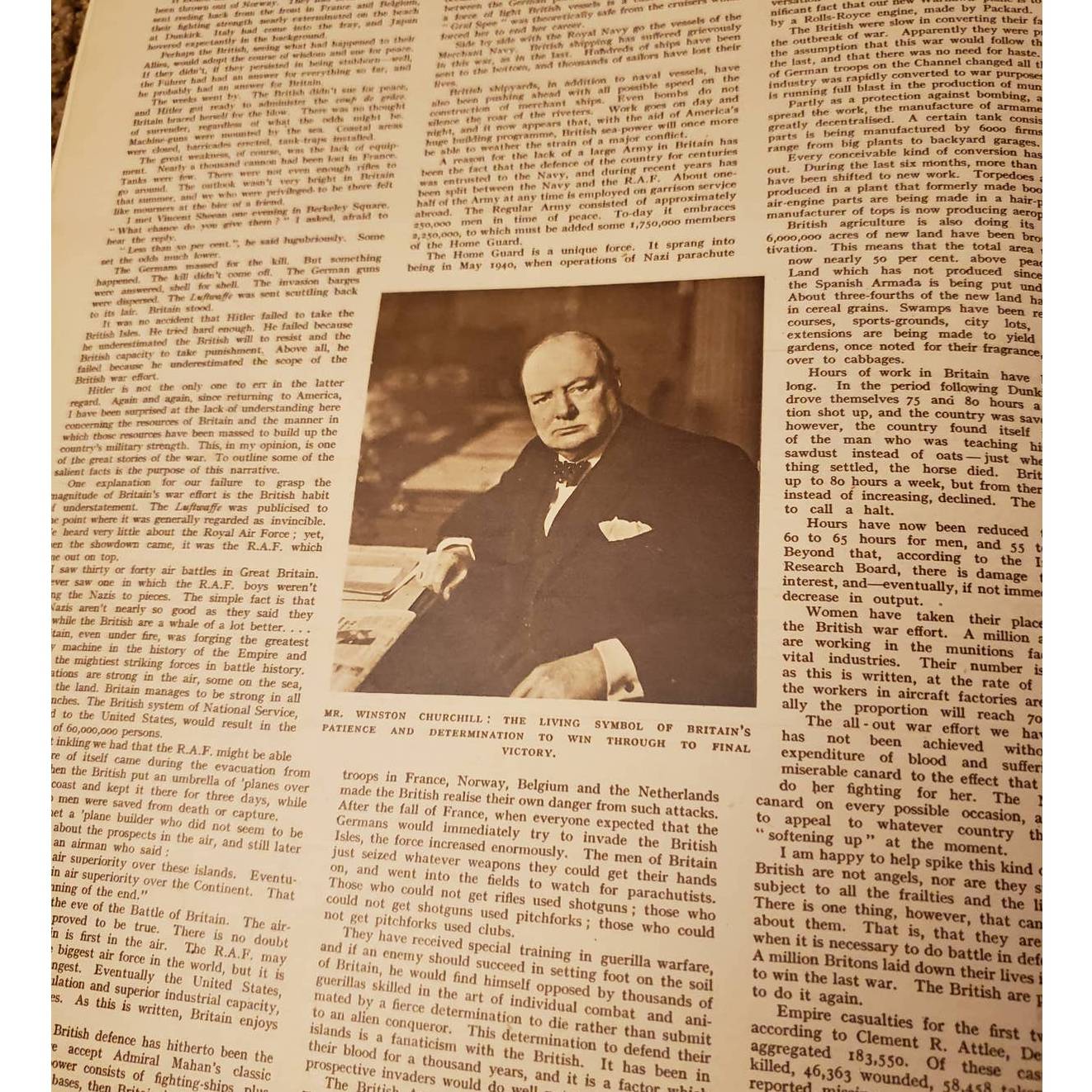 Vintage Illustrated London News Nov 14 1942 Magazine Issue History Collection