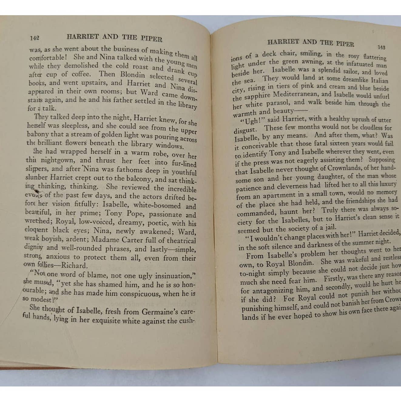 Harriet And Piper Kathleen Norris Antiquarian Vintage Novel Early Edition 1920