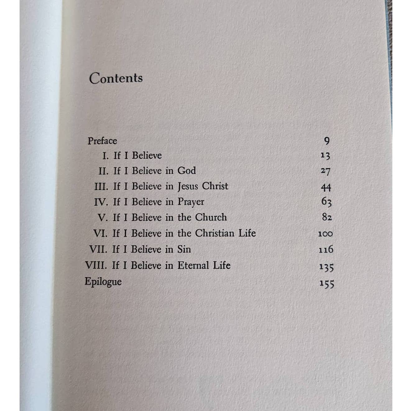 Vintage If I Believe By Donald J Campbell If I Believe in God, Sin, Jesus Christ