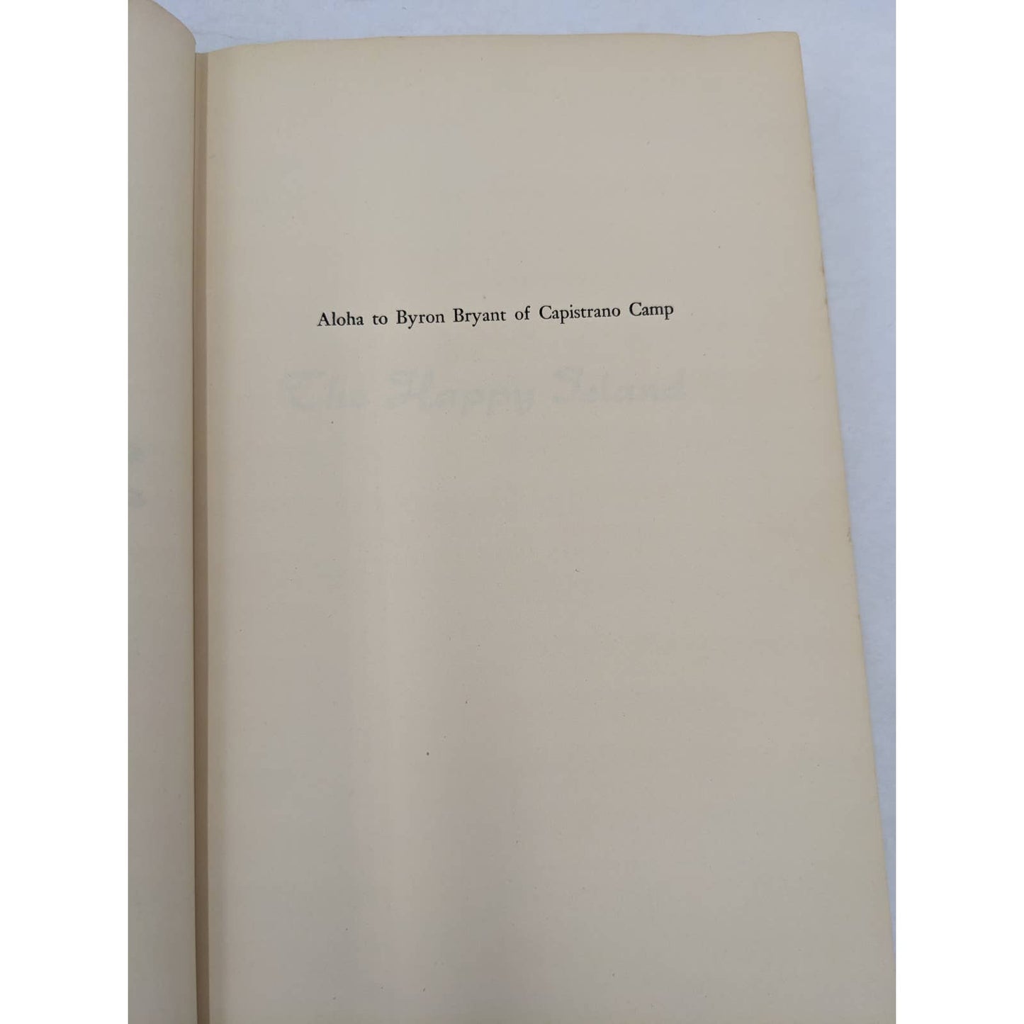 The Happy Island By Darwin Teilhet Hardcover First Printing Vintage Novel 1950