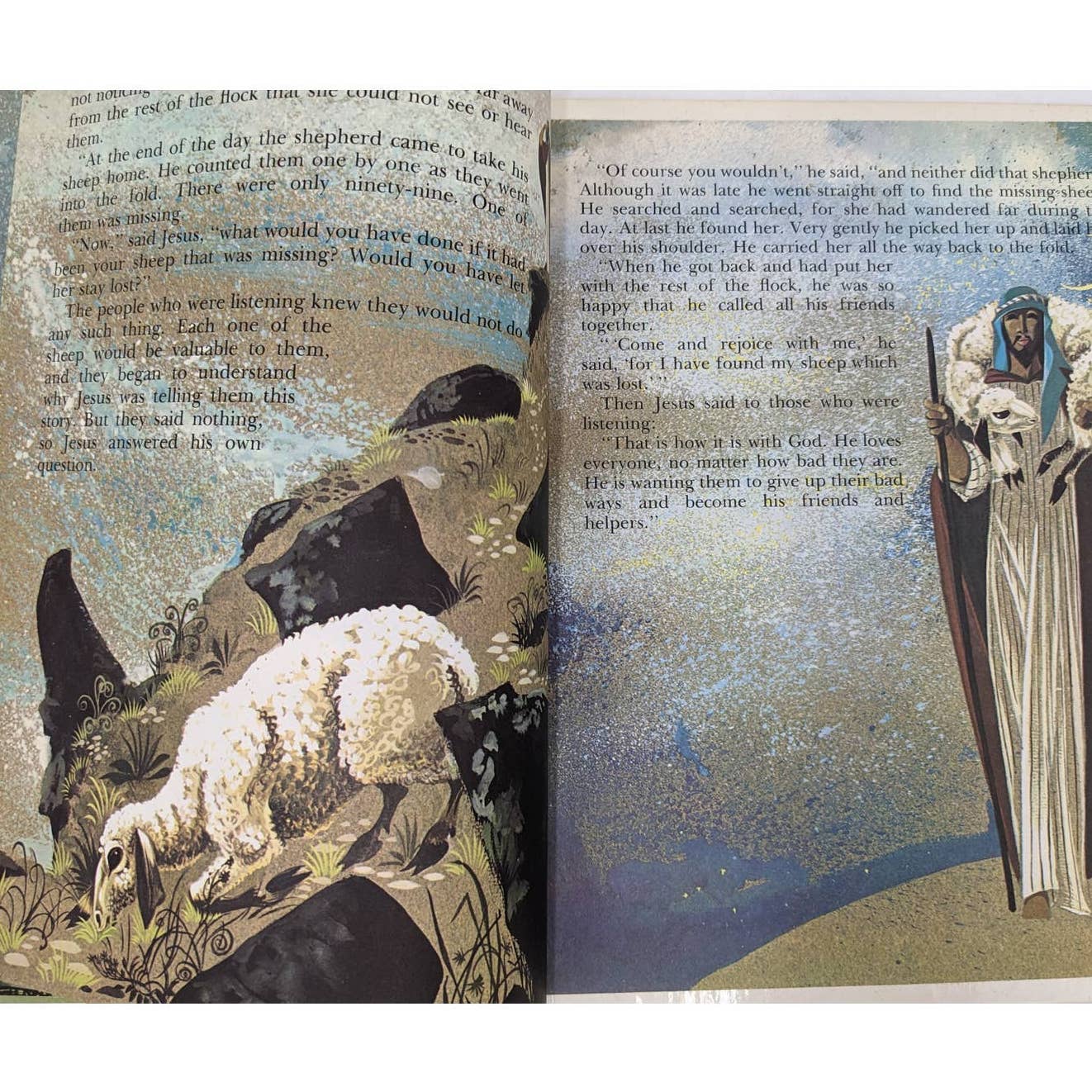 Bible Stories For Children Illustrated Jesus Birth Other Bible Stories Vintage