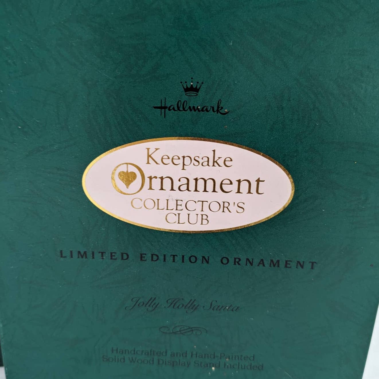 Hallmark Ornaments Vintage Dove Of Peace Fairy Jolly Holly Santa Keepsake W/Box