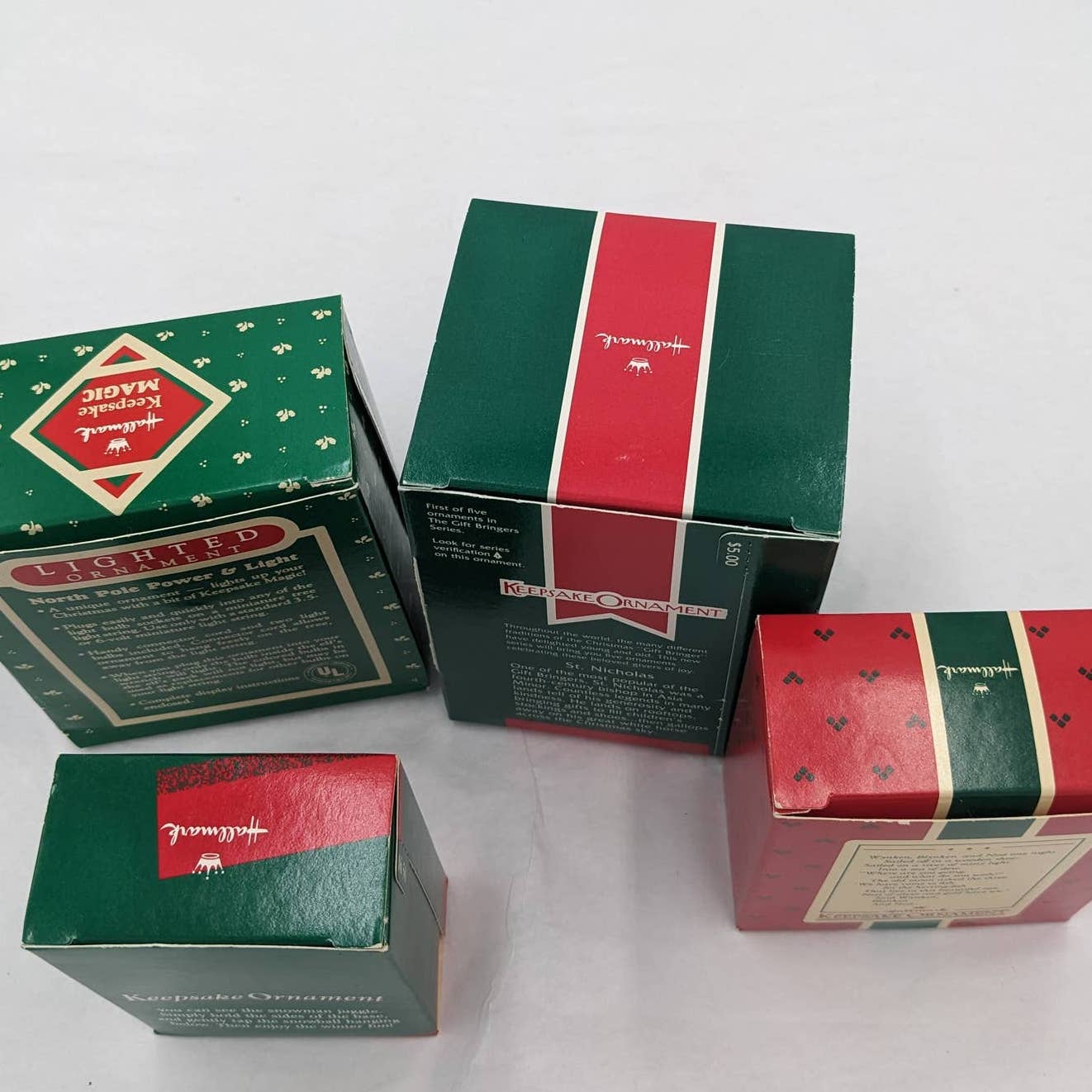 Hallmark Ornaments Vintage St Nicholas Snowman Cool Juggler Keepsake With Boxes