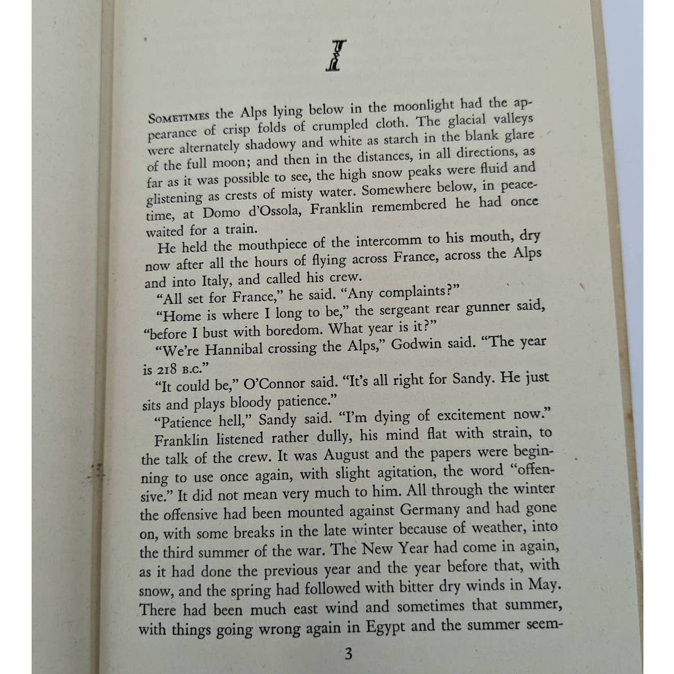 Fair Stood the Wind for France by H.E. Bates Vintage Novel WW2 Pilot 1944