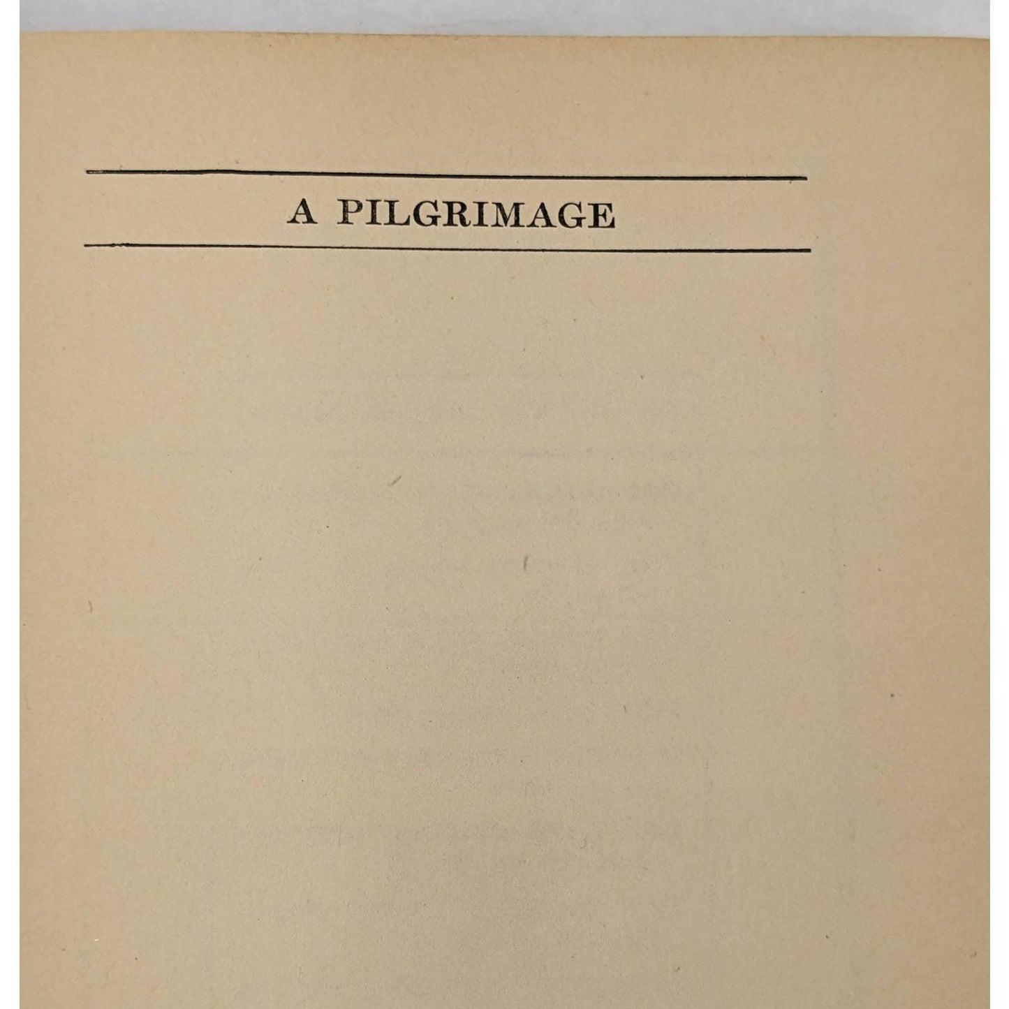 A Pilgrimage By Johan Bojer Antiquarian Vintage Novel 1924