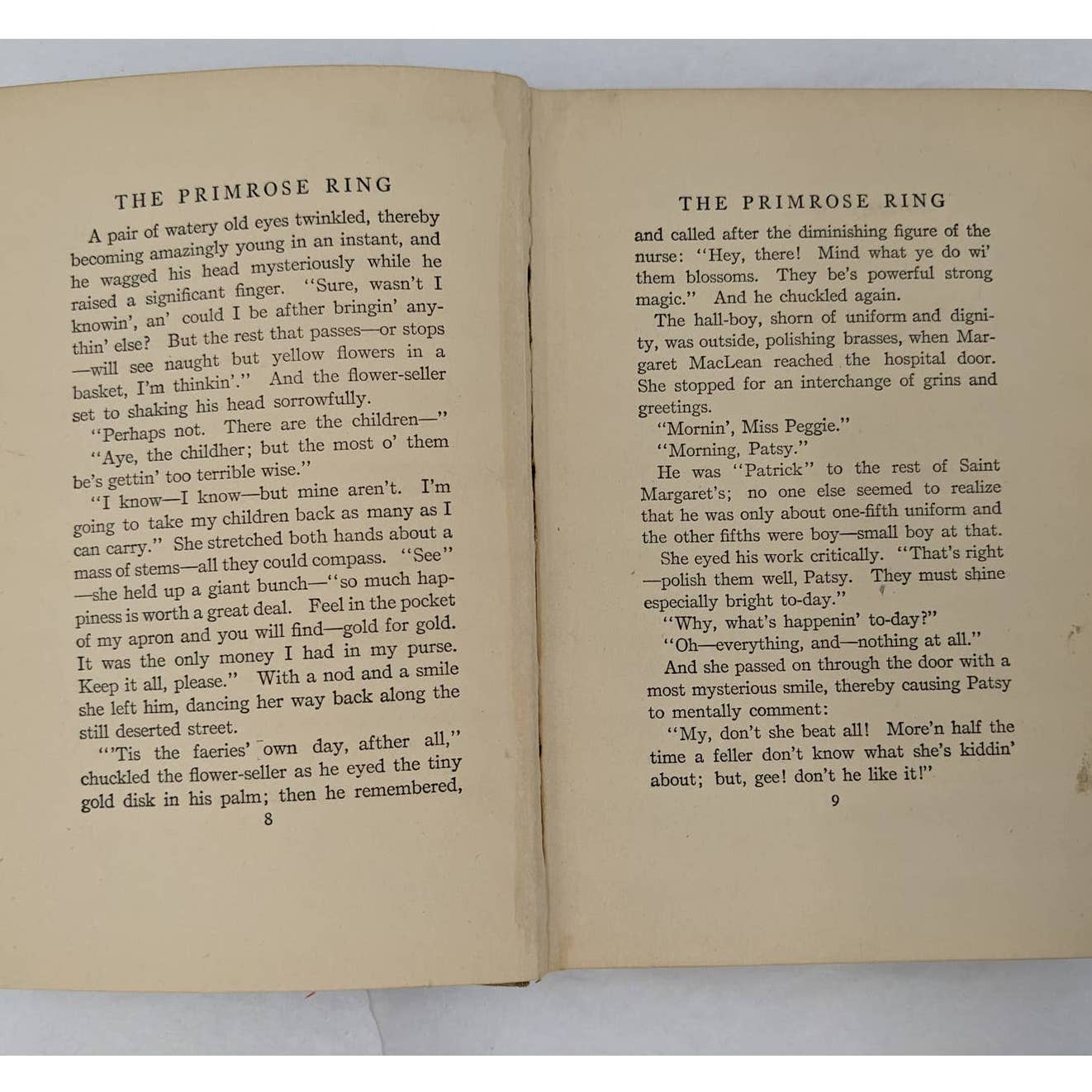 The Primrose Ring By Ruth Sawyer Antiquarian Book Novel Early Edition 1915
