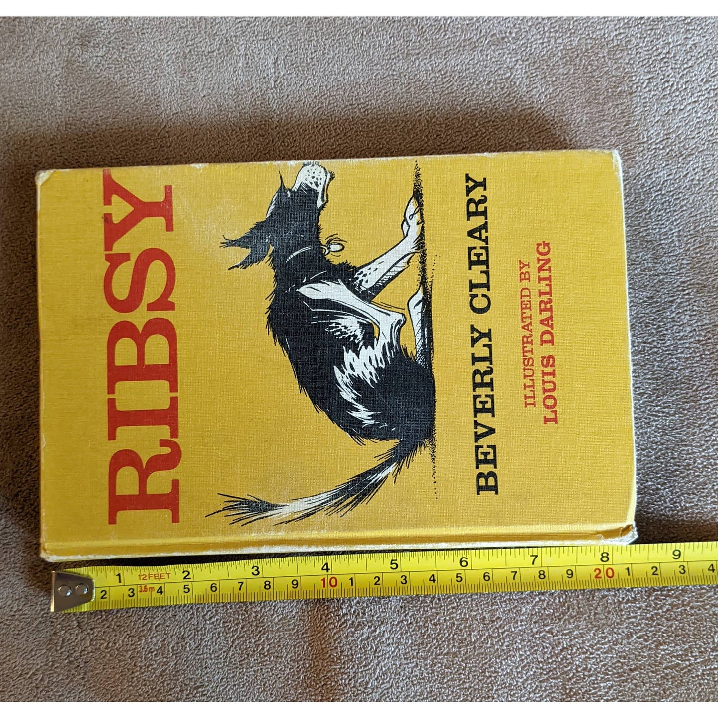 Vintage 1964 Ribsy By Beverly Clearly Illustrated Louis Darling Dog Childrens