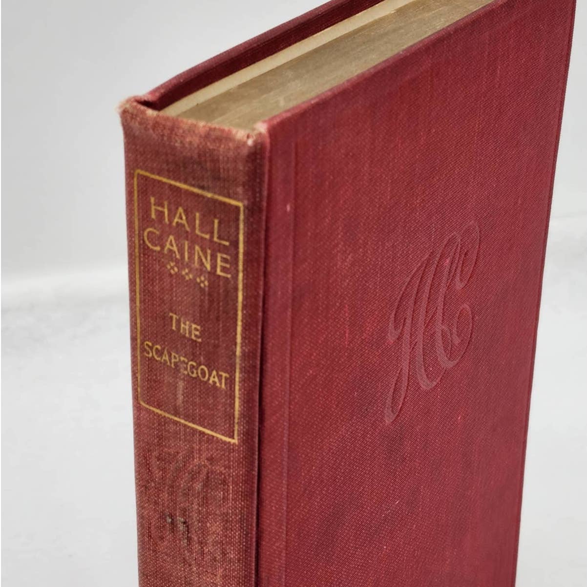 The Scapegoat By Hal Caine Illustrated, Antiquarian Antique Book 1899