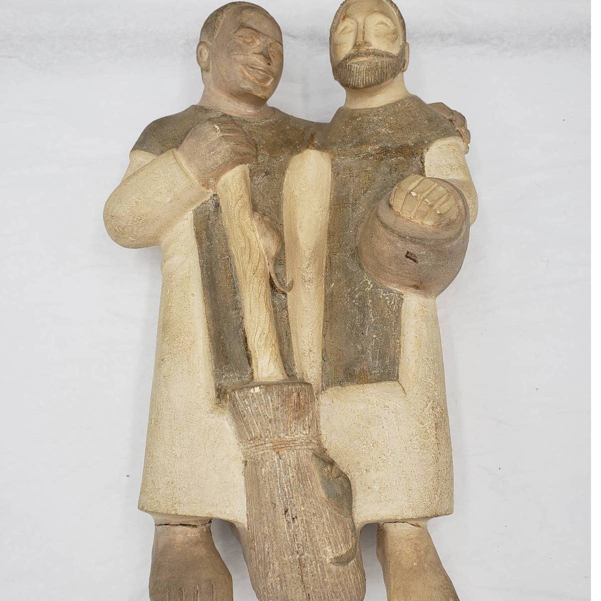Hanging Original Artwork Terracotta Sculpture Lima Peru 1600 South America 15"