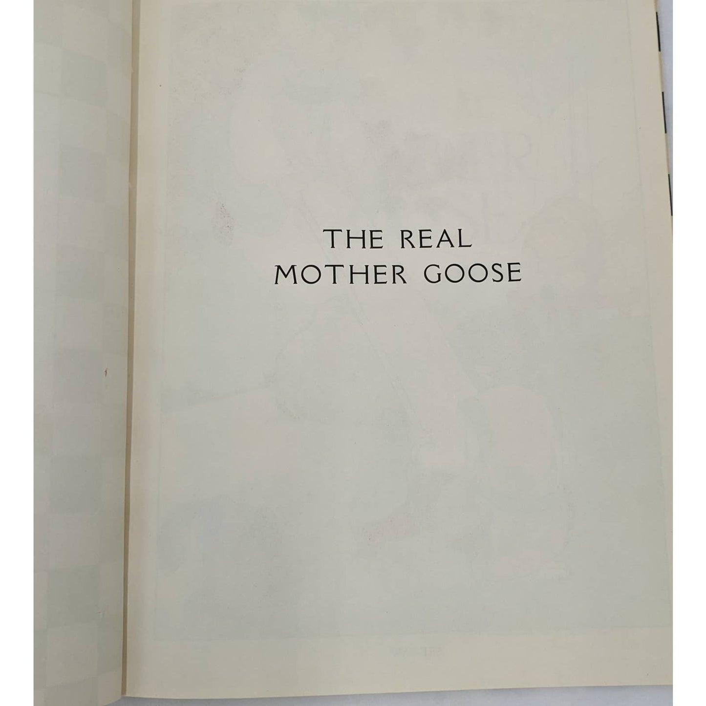 The Real Mother Goose Illustrated Blanche Fisher Wright Vintage Childrens 1944