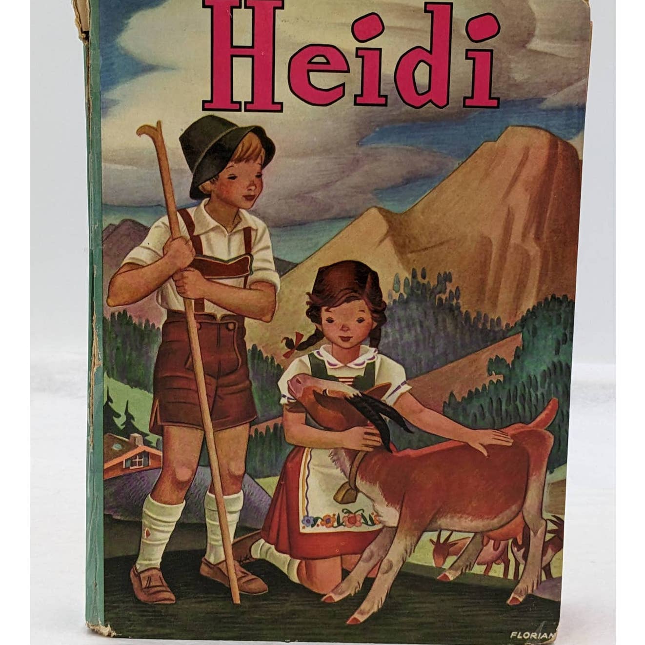 Heidi By Johanna Spyri Illustrated By Arthur Jameson Vintage Book 1944