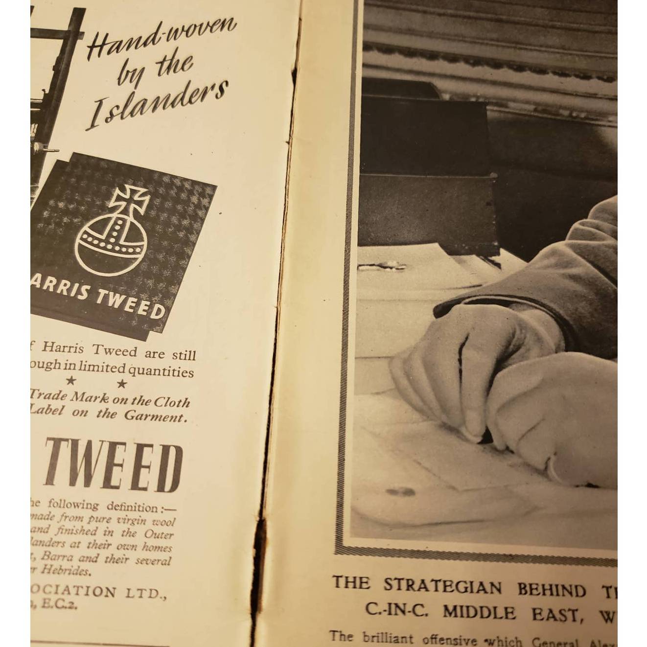 Vintage Illustrated London News Nov 14 1942 Magazine Issue History Collection