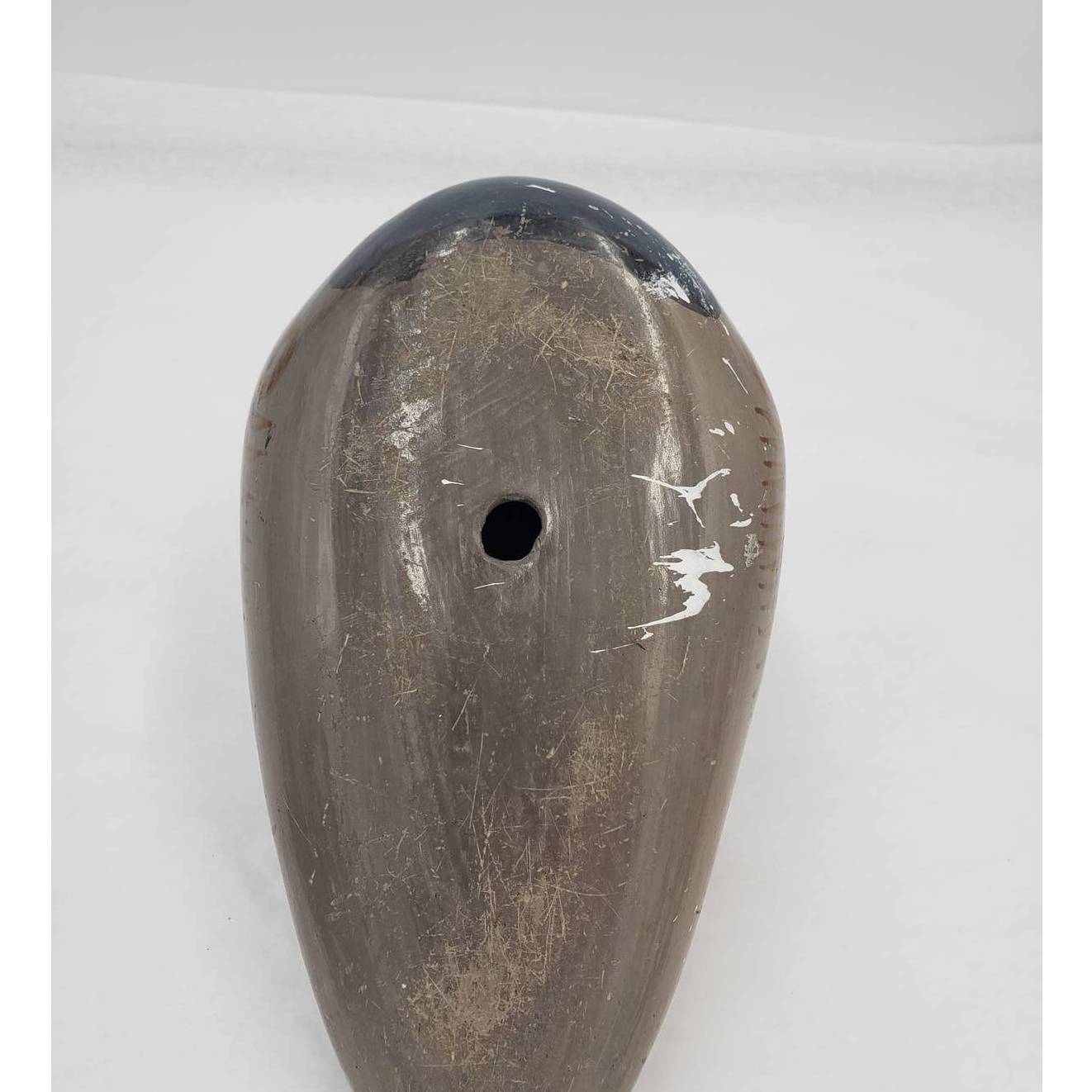 Vintage Duck Mexico Folk Art Pottery Floral Design