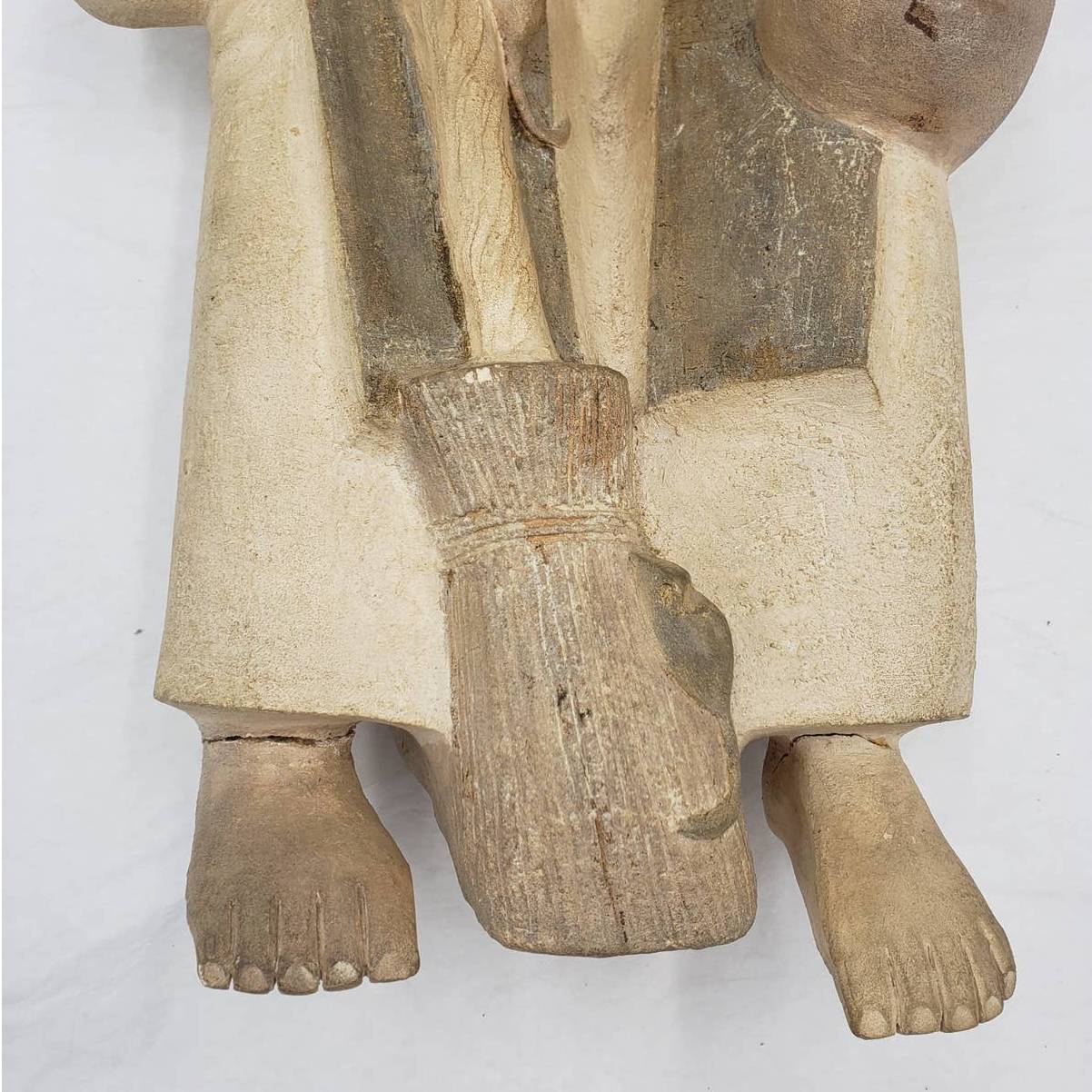 Hanging Original Artwork Terracotta Sculpture Lima Peru 1600 South America 15"