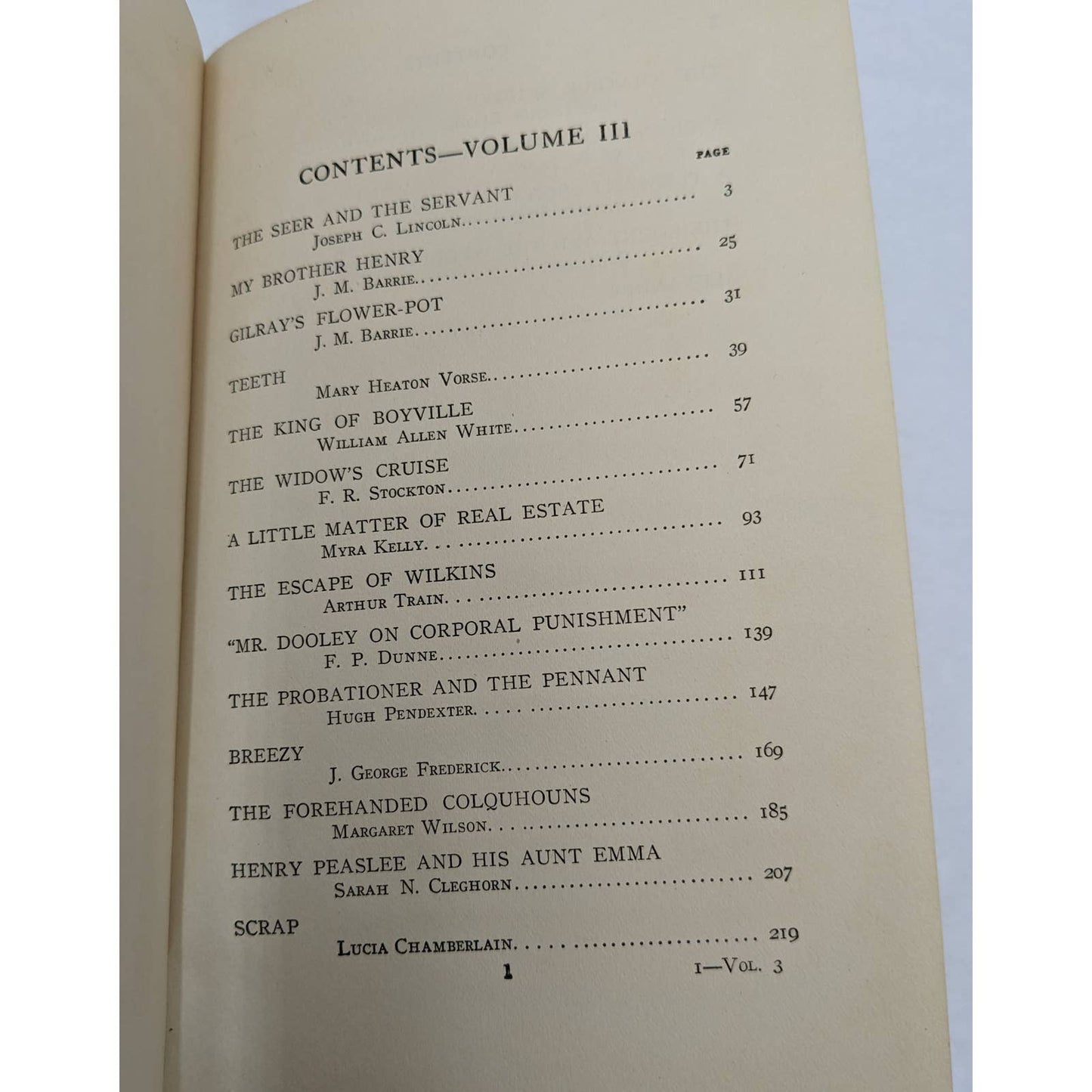 Among The Humorists And After-Dinner Speakers Vol. III By William Patten 1909
