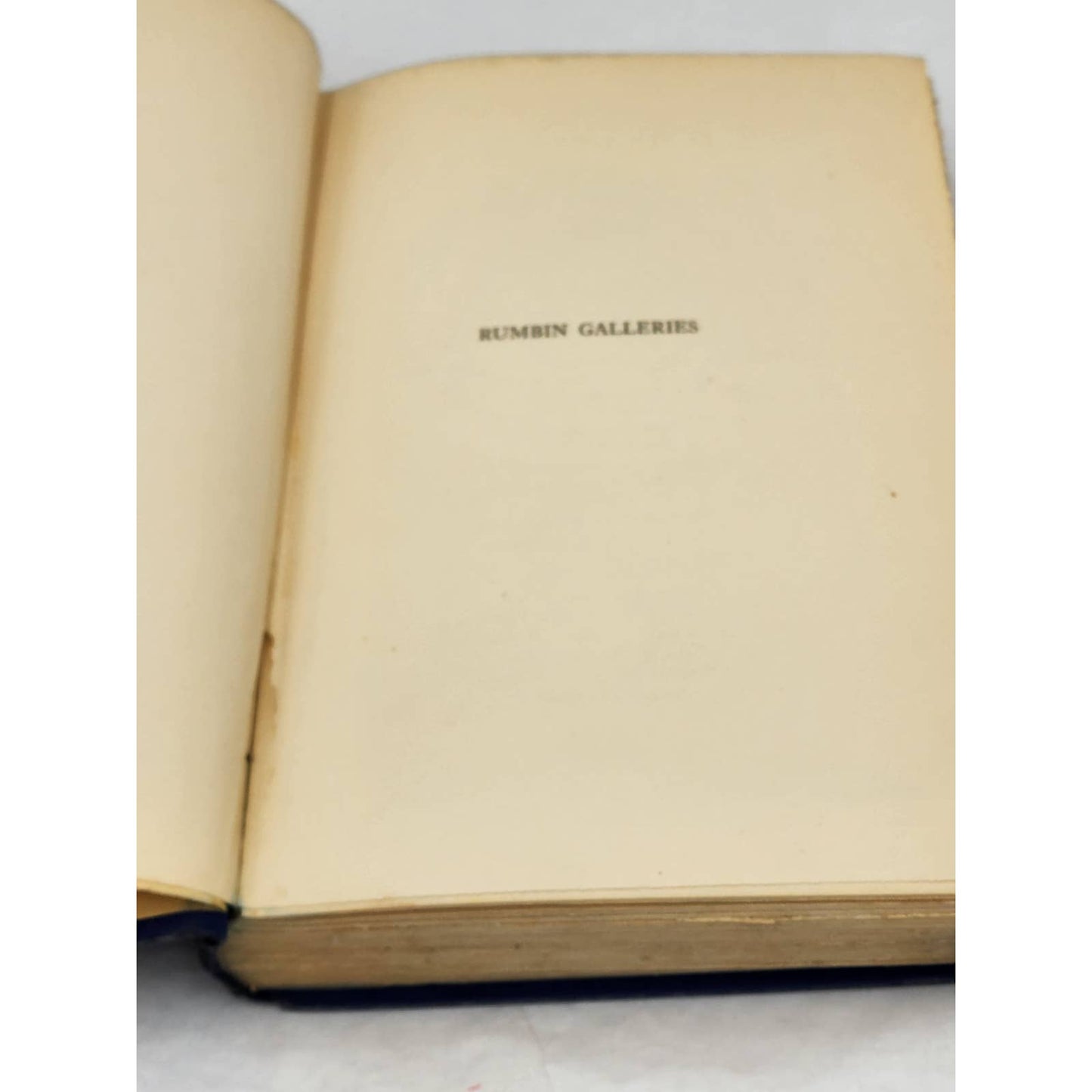 Rumbin Galleries By Booth Tarkington Vintage Romantic Novel Book 1937