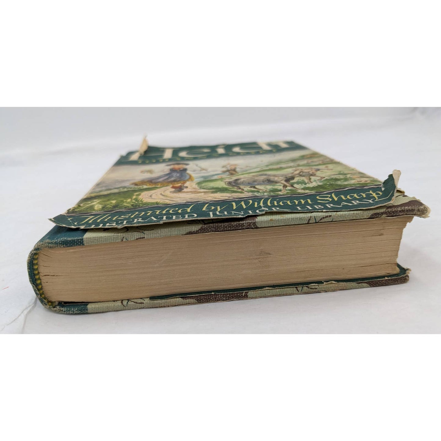 Heidi By Johanna Spyri Illustrated By William Sharp Junior Vintage Book 1945