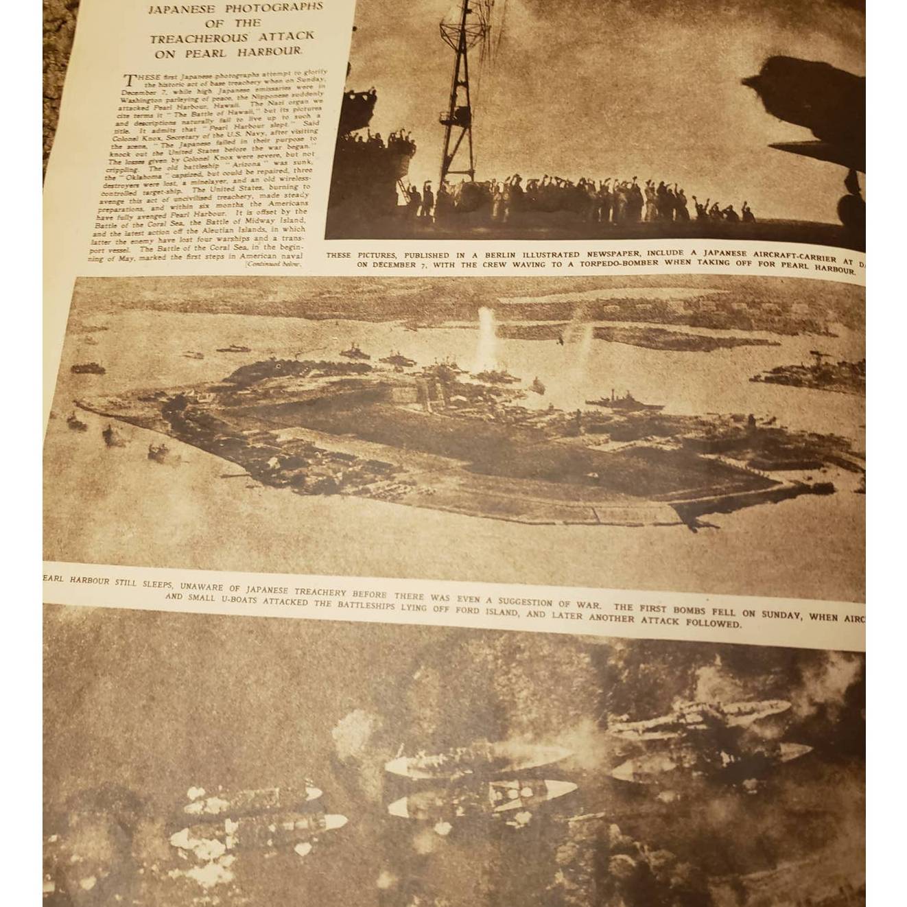 Vintage Illustrated London News Magazine Issue Vintage Ads WW2 June 20 1942