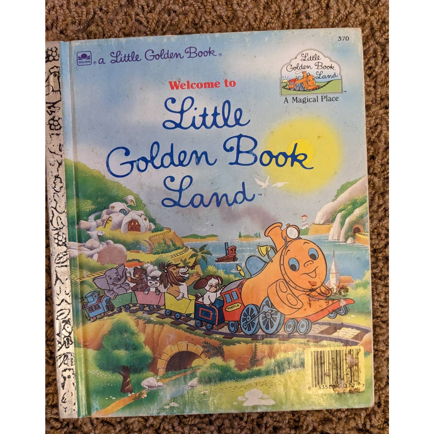 Little Golden Book Night Before Christmas Nursery Tales Muppet Babies Childrens