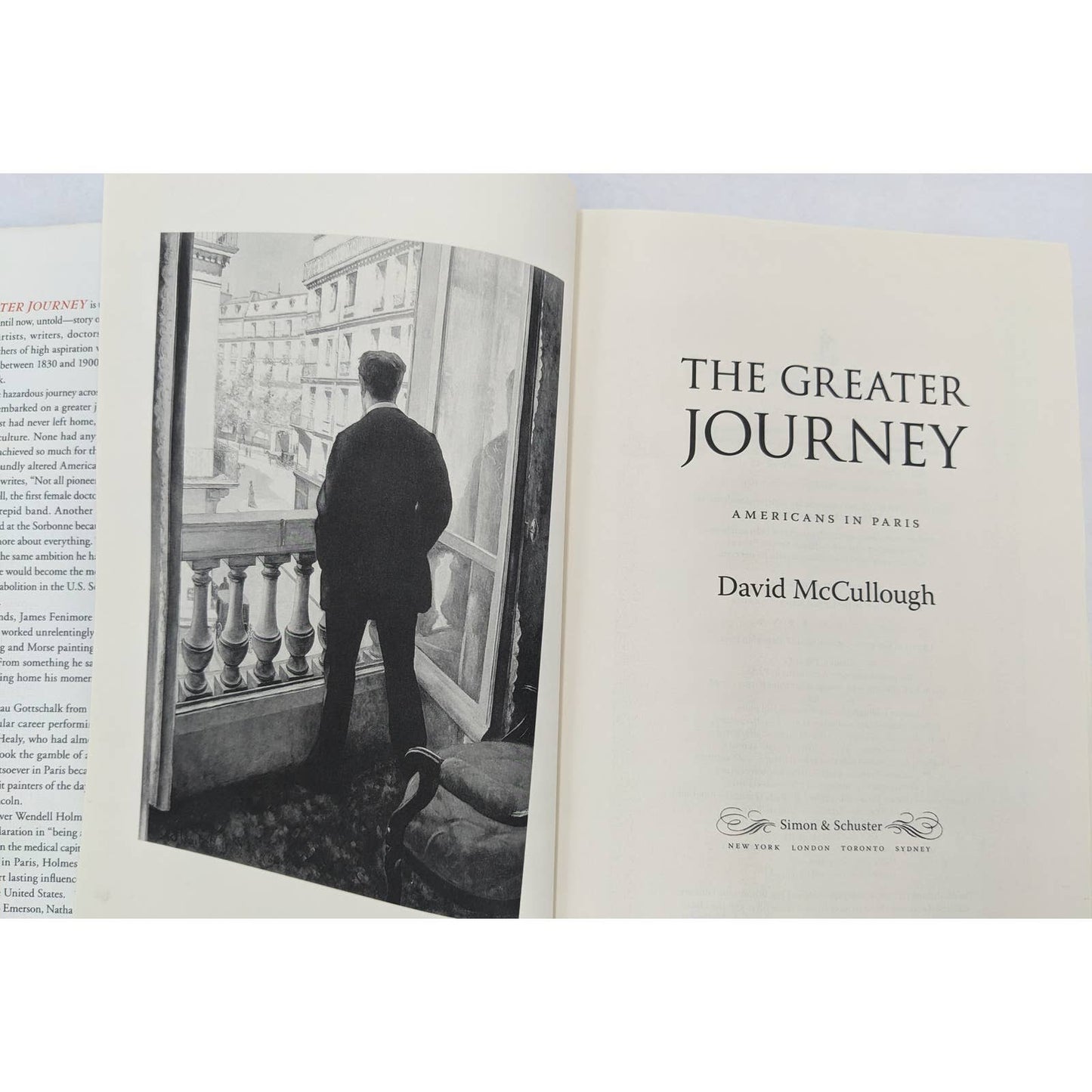 The Greater Journey Americans in Paris By David McCullough Hardcover