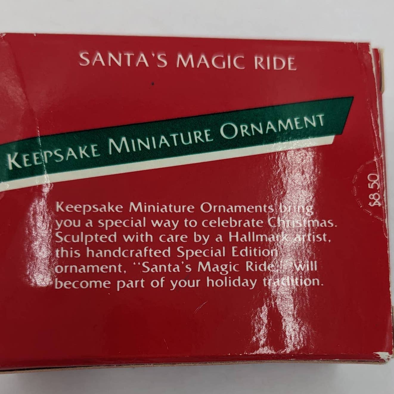 Hallmark Ornaments Vintage Santa Lot Visit From Santa Magic Ride Blimp W/Box