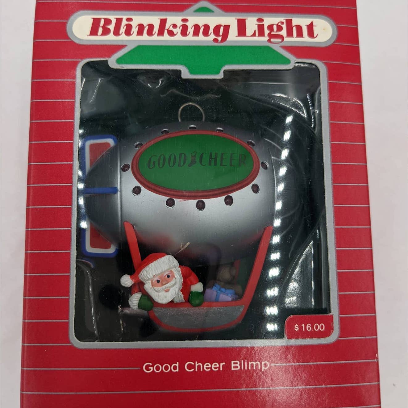 Hallmark Ornaments Vintage Lot Santa Blimp Keep On Mowing Jolly Christmas W/Box