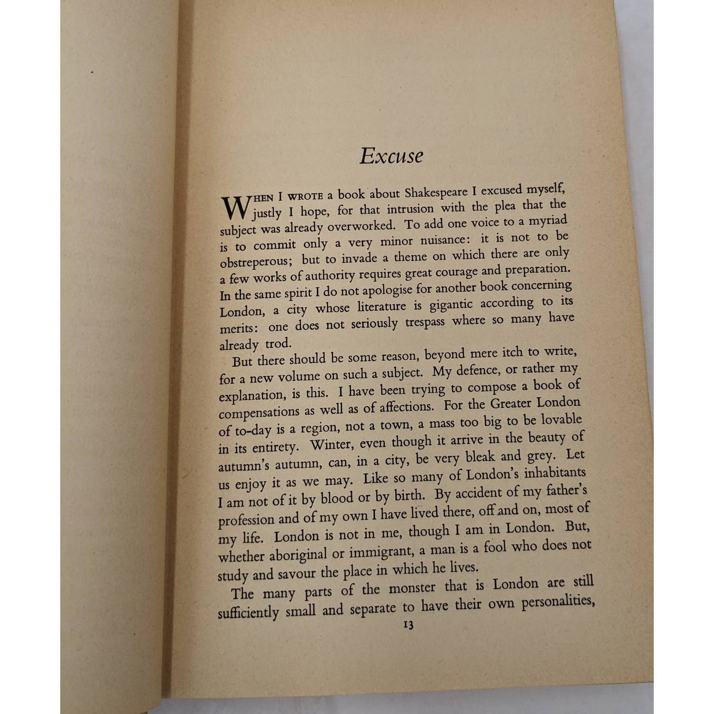 Winter In London By Ivor Brown Vintage Novel First Edition 1952