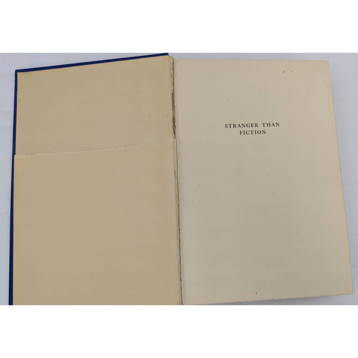 Stranger Than Fiction By The Voice Of Experience Vintage Novel 1934