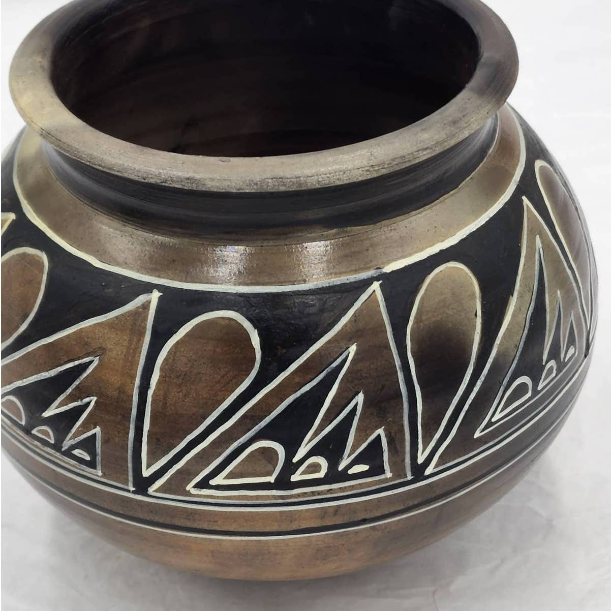 Native American Style Mid-East Chinese Ceramic Pottery Handformed Allen Omarzu