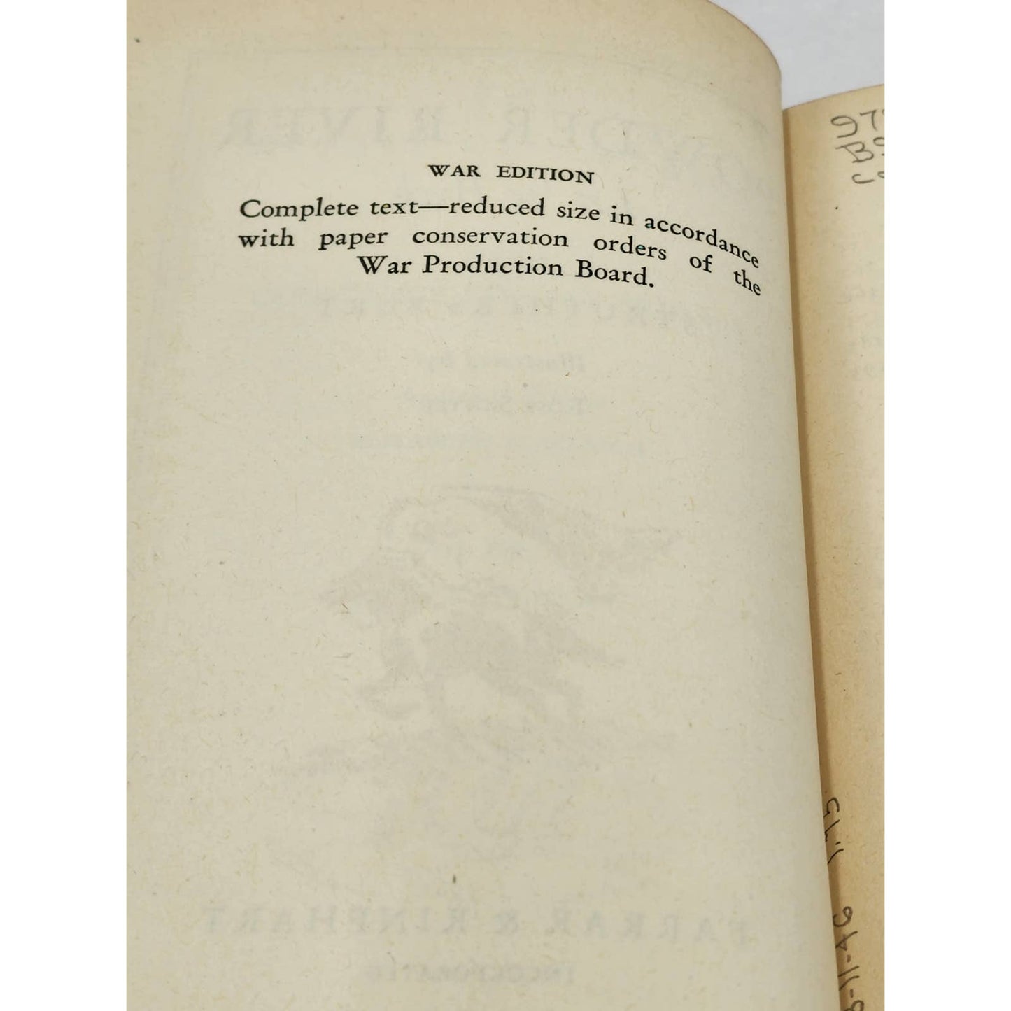 Powder River Let 'er Buck By Struthers Burt Rivers War Edition Book Vintage 1938