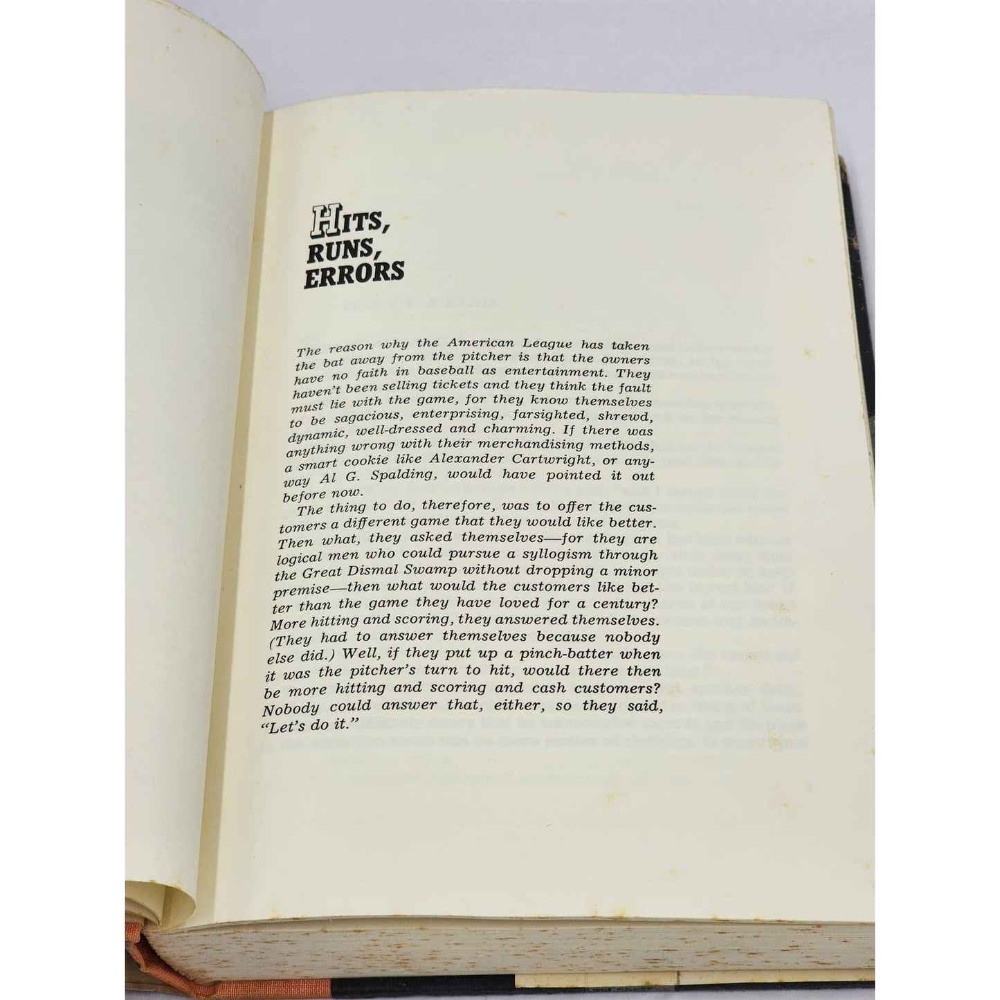 Strawberries In The Wintertime Sporting World Of Red Smith Vintage 1974