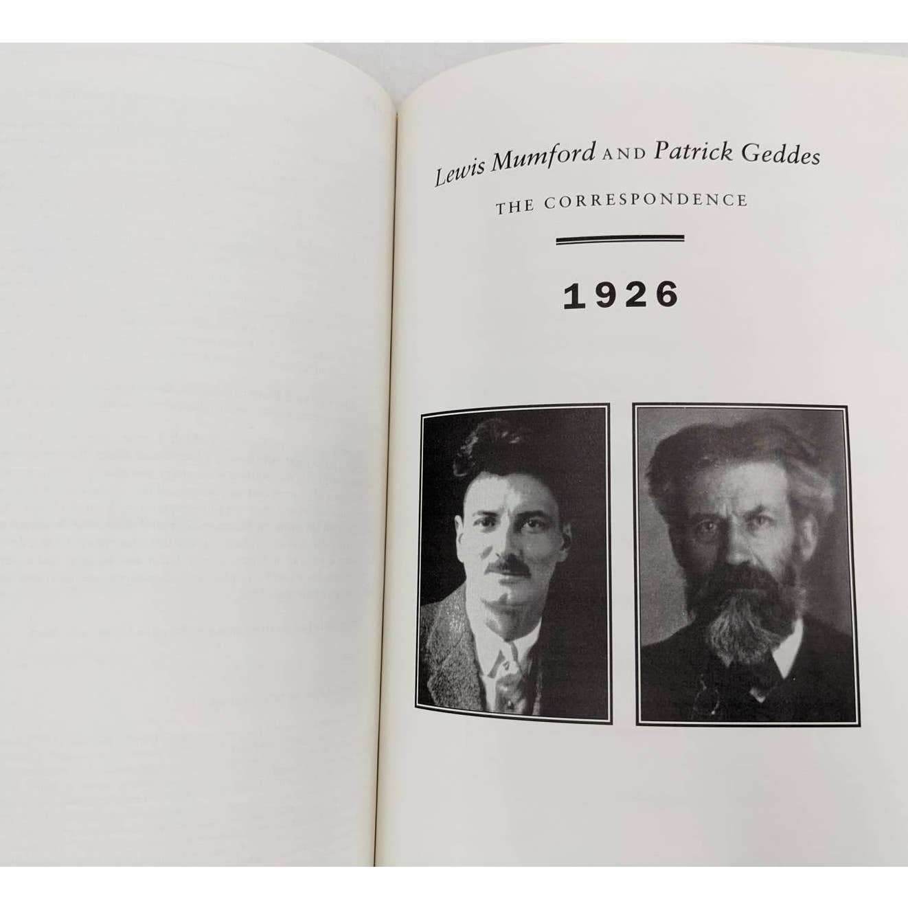 Lewis Mumford Patrick Geddes The Correspondence By Frank G. Novak Urban Planning