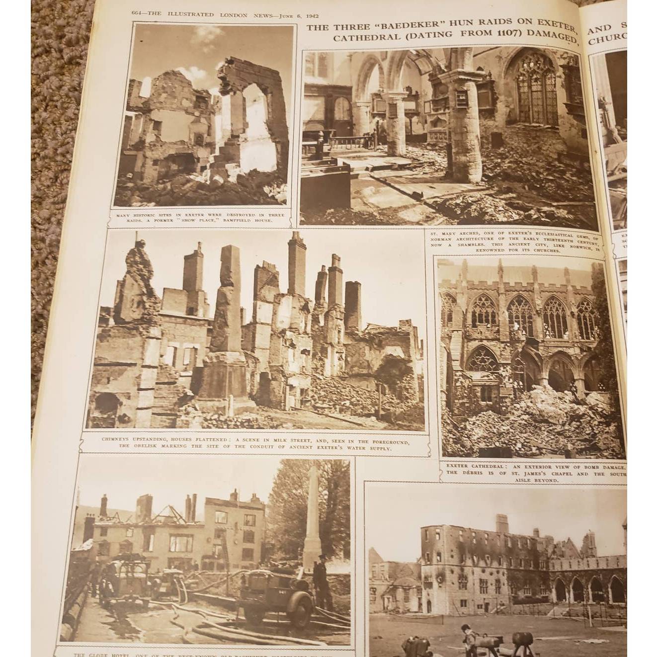 Vintage Illustrated London News Jun 6 1942 Magazine History Vintage Advertising