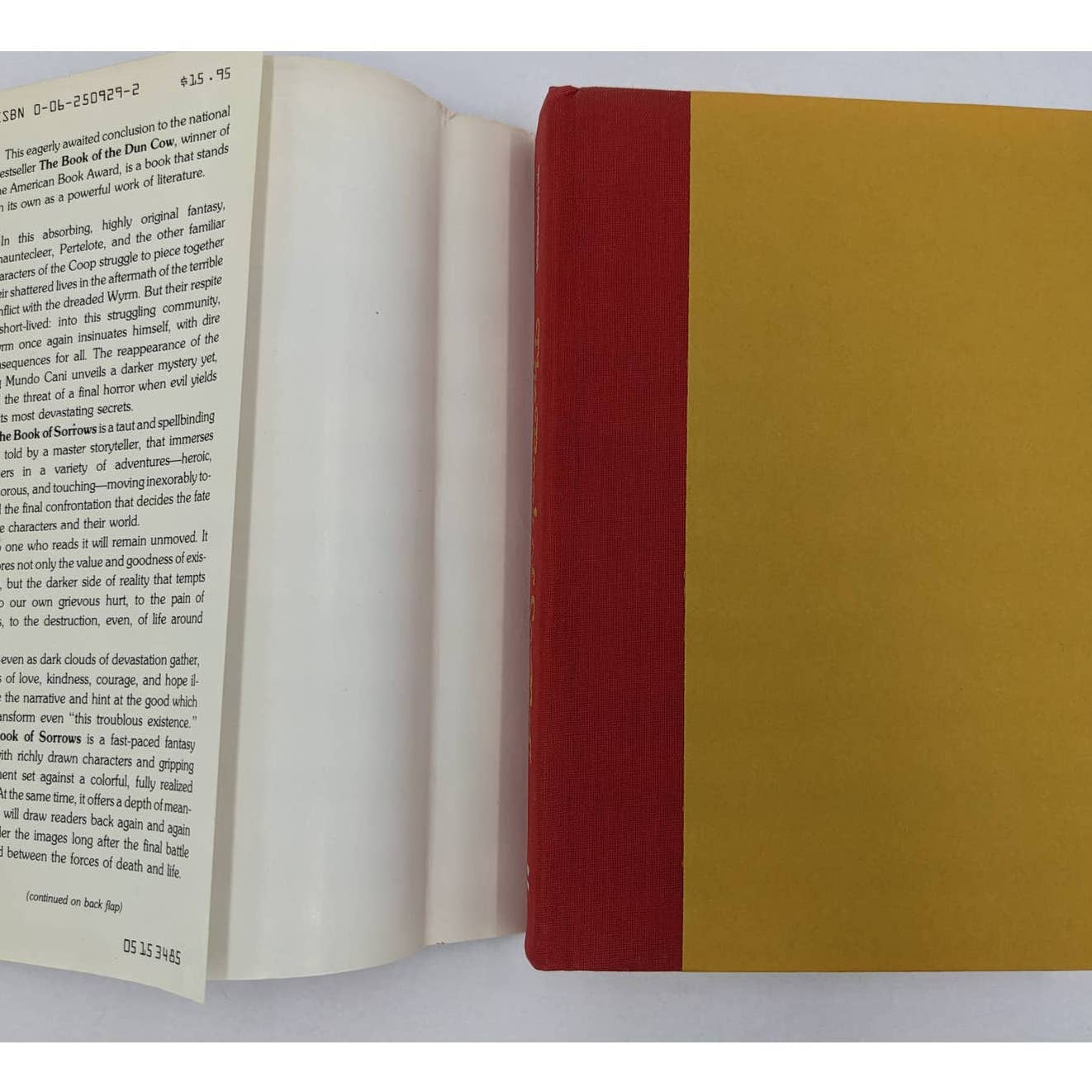 The Book Of Sorrows By Walter Wangerin, Jr Vintage Hardcover First Edition 1985