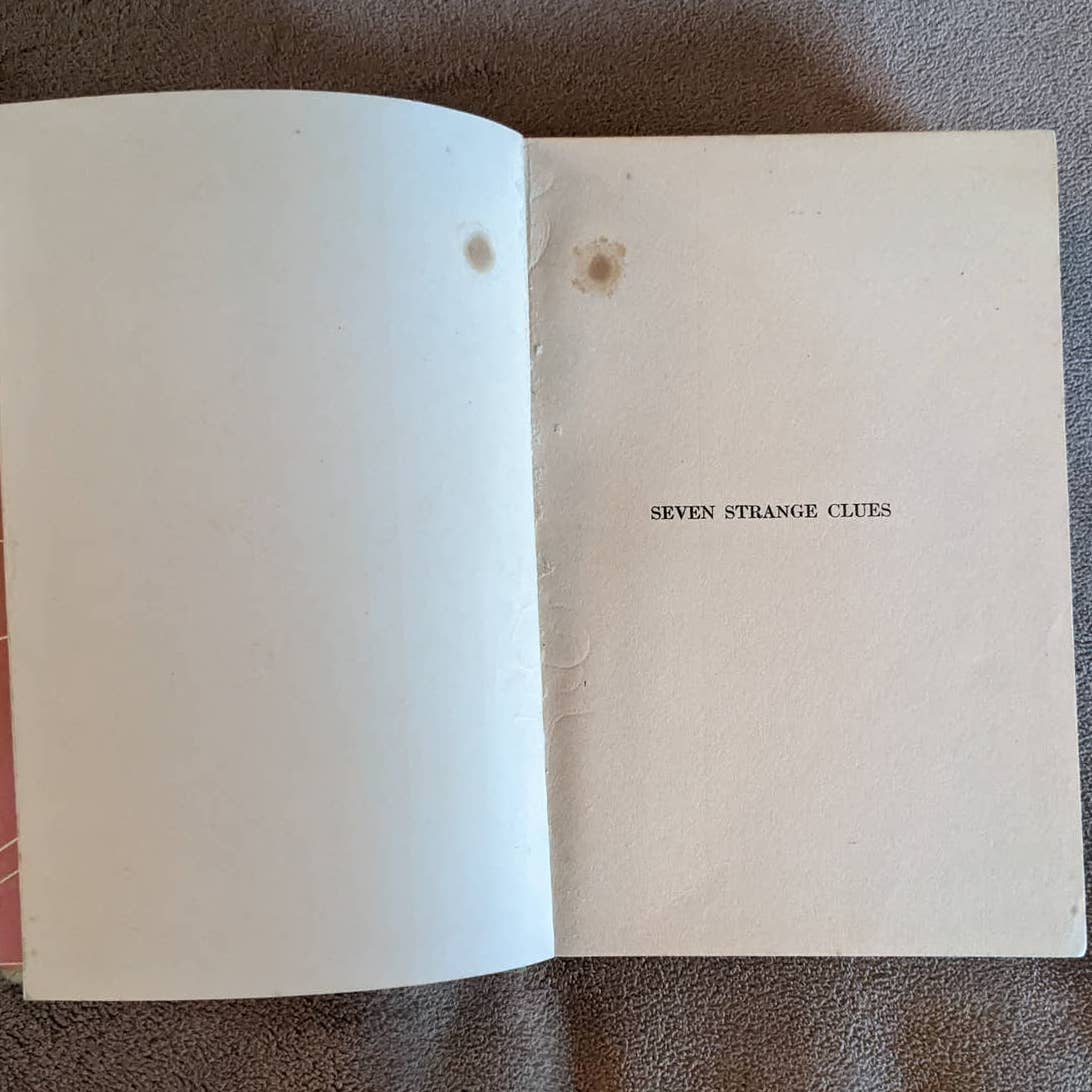 Vintage 1932 Seven Strange Clues:  A Judy Bolton Mystery By Margaret Sutton