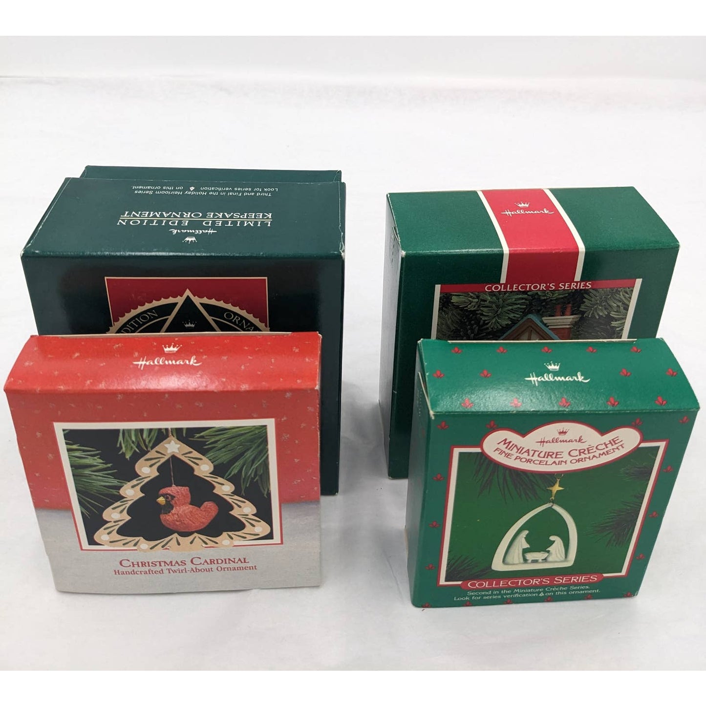 Hallmark Ornaments Vintage 1980s Keepsake Christmas Cardinal Holiday Bell W/Box