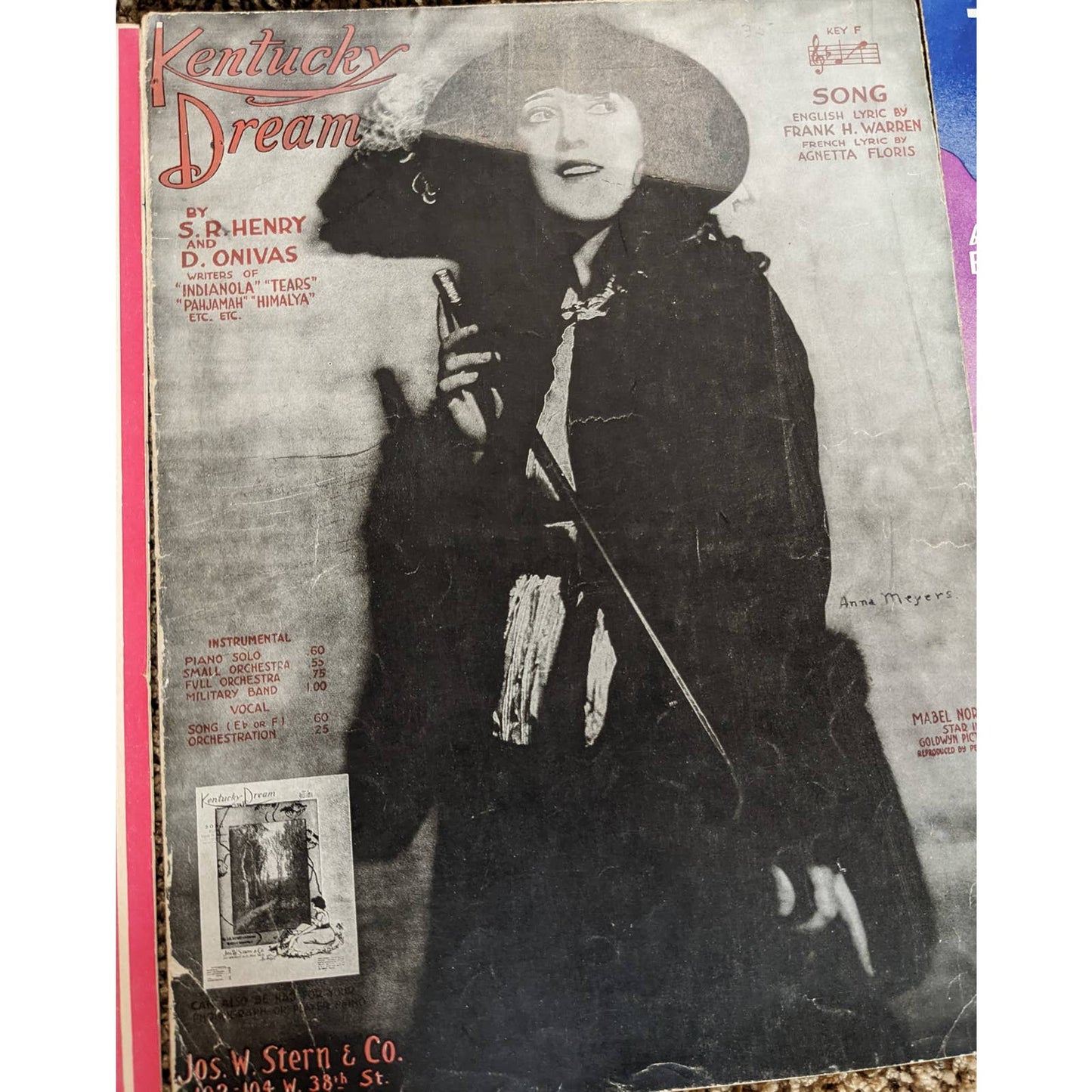 Vintage 1920s-1940s Lot 7 Sheet Music Don't Cry Joe, Cole Porter, Seal it Kiss