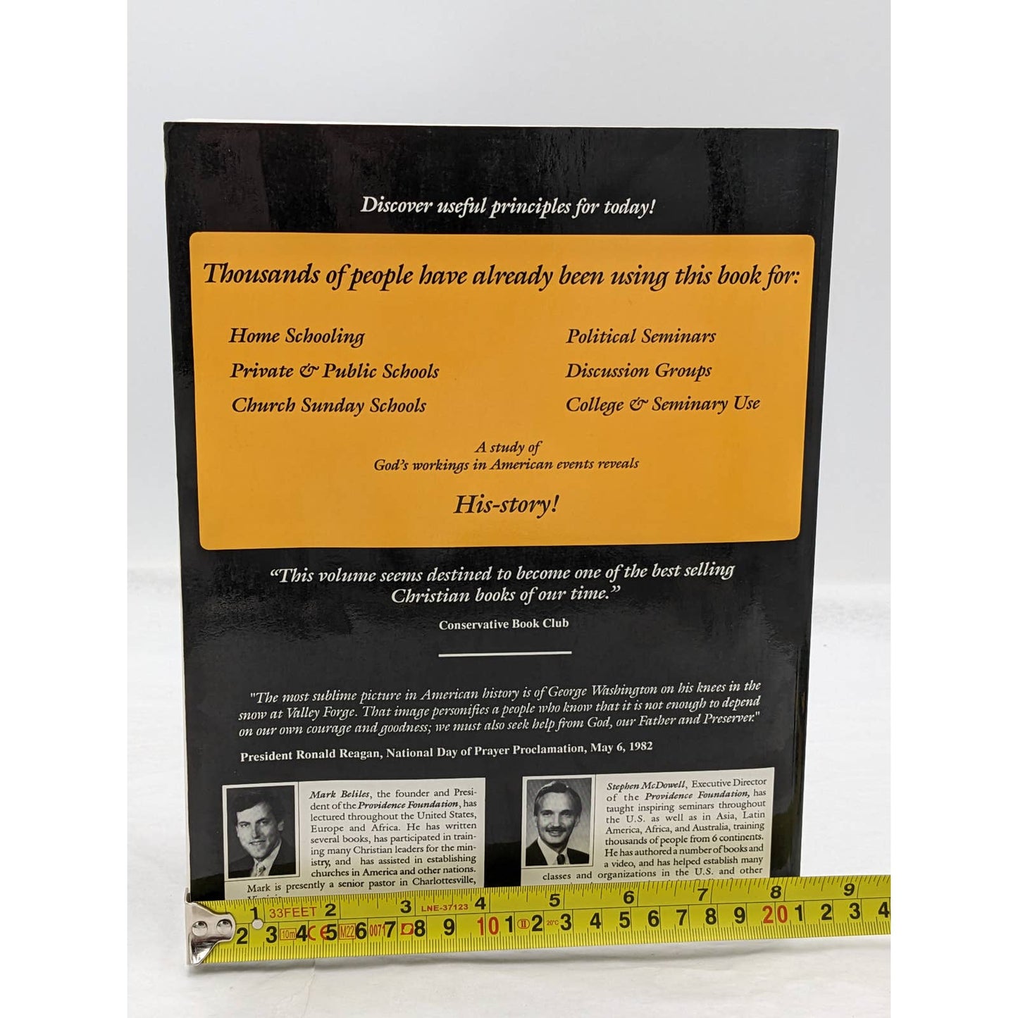 America Providential History Paperback Biblical Principle Education 1989