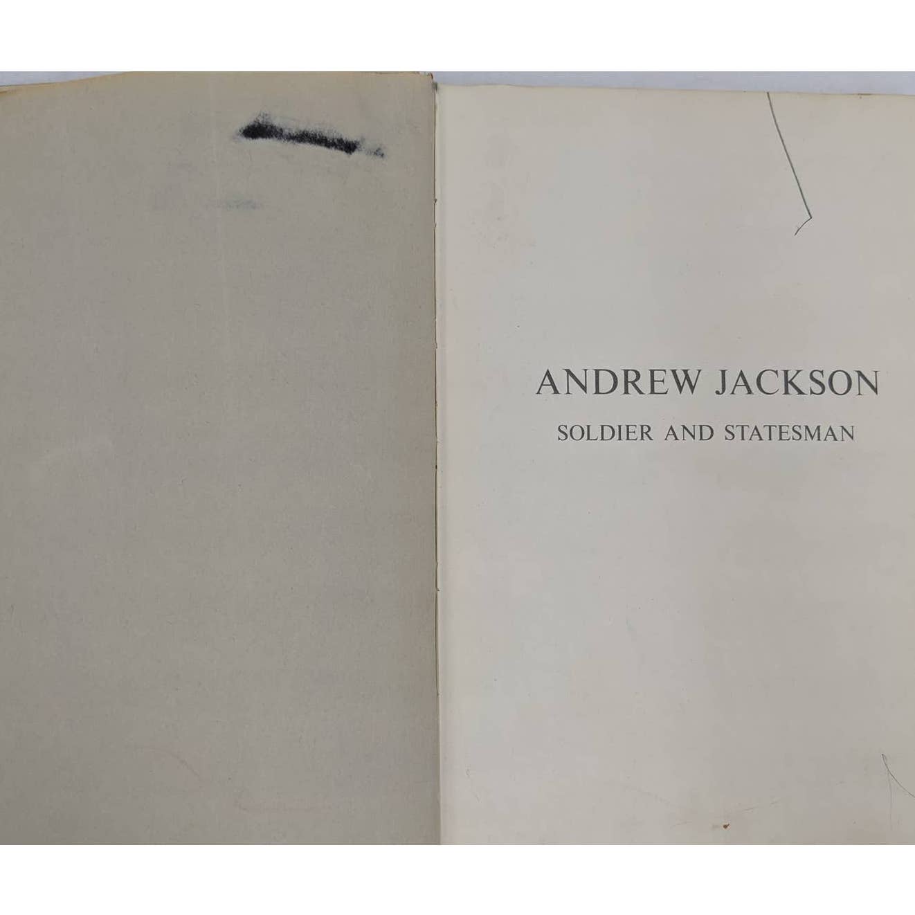 Andrew Jackson Soldier Statesman American Heritage Junior Vintage Childrens 1963