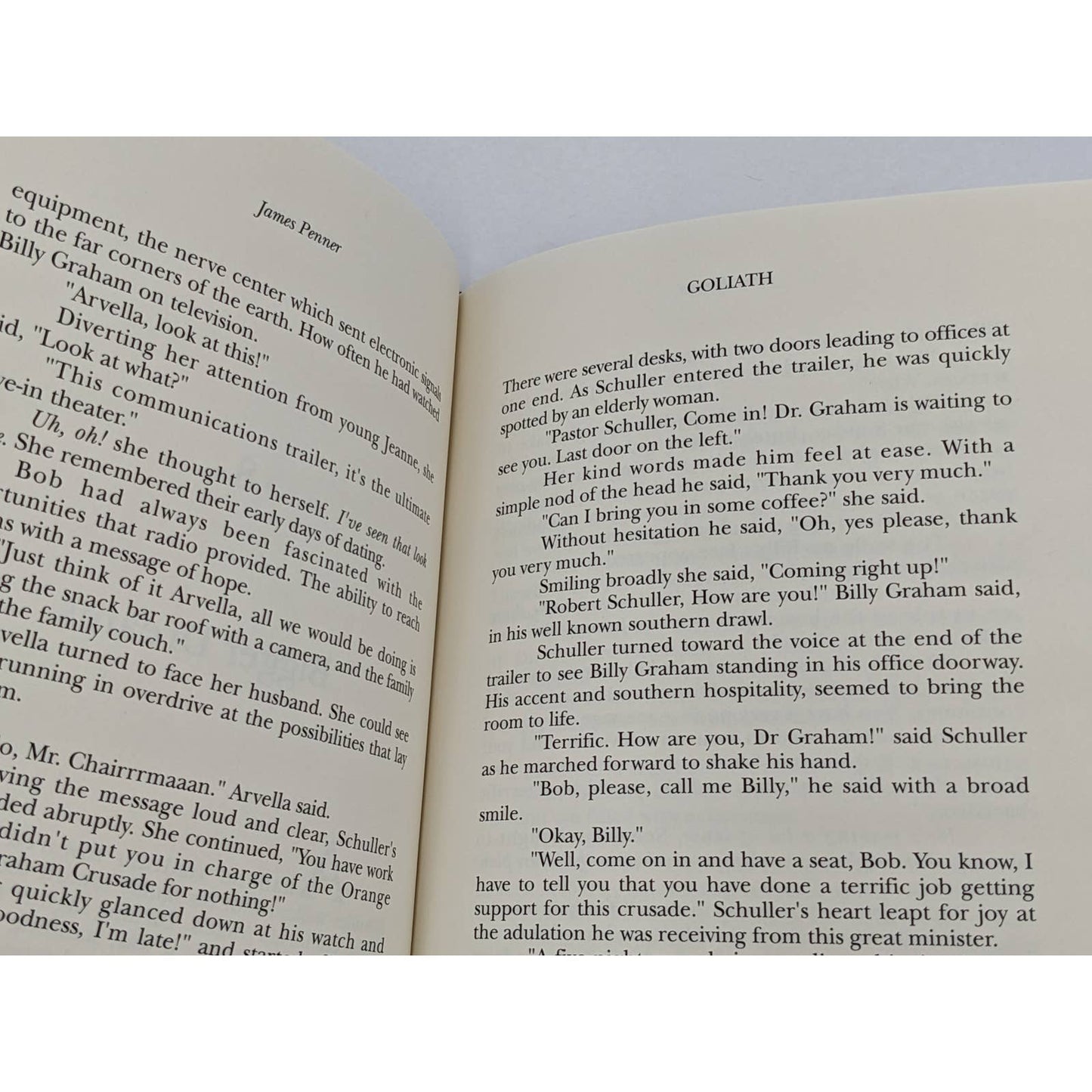 Goliath Life Of Robert Schuller By James Penner Leather Bound Collectors Edition