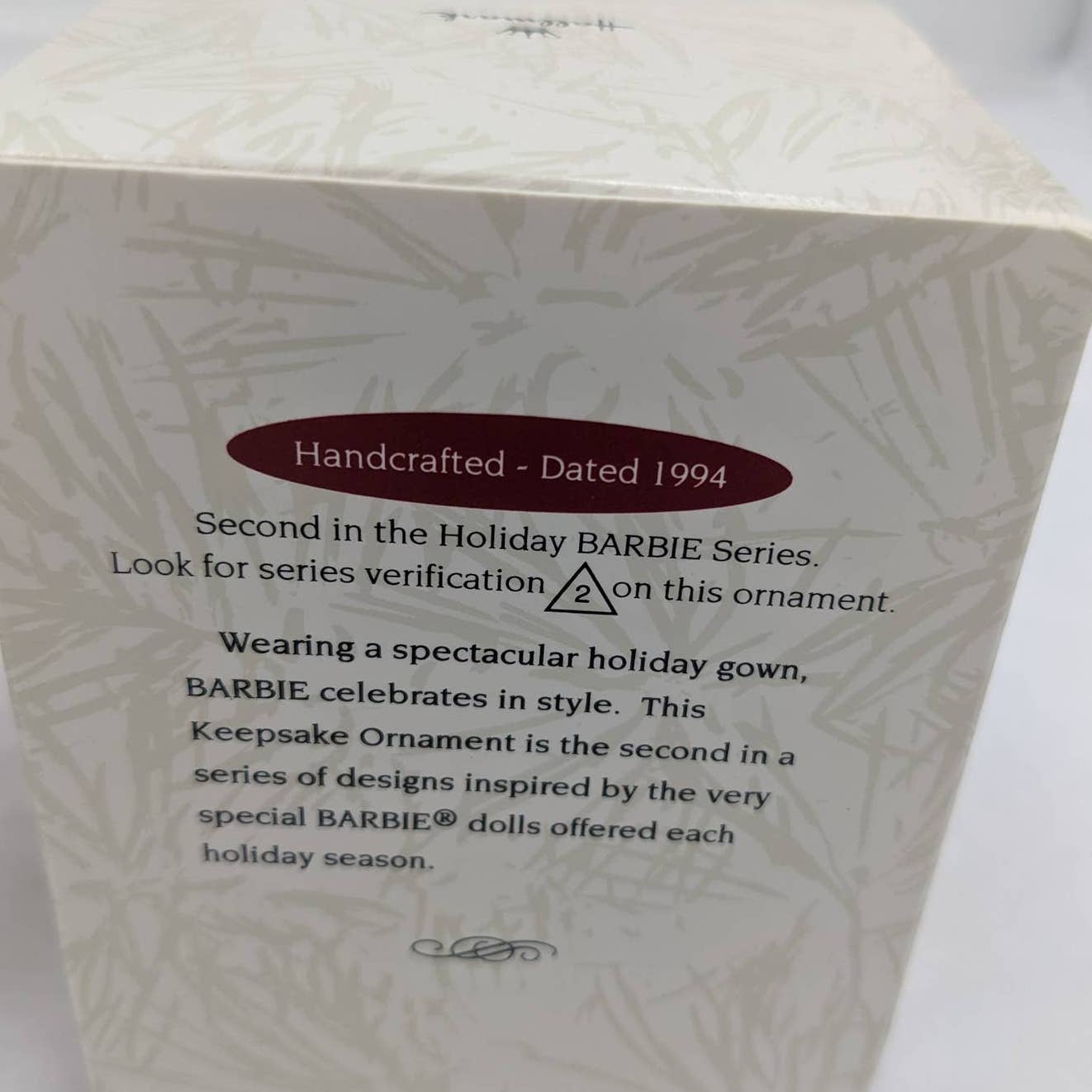 Hallmark Ornaments Vintage Barbie And Cinderella Keepsake With Box