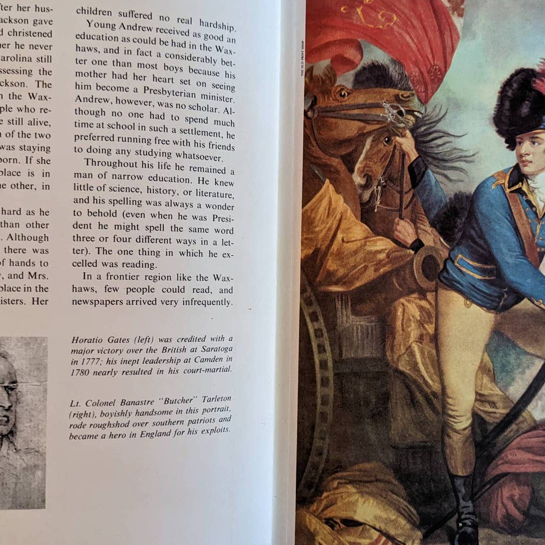 Vintage American Heritage Junior Literature Andrew Jackson And Thomas Jefferson