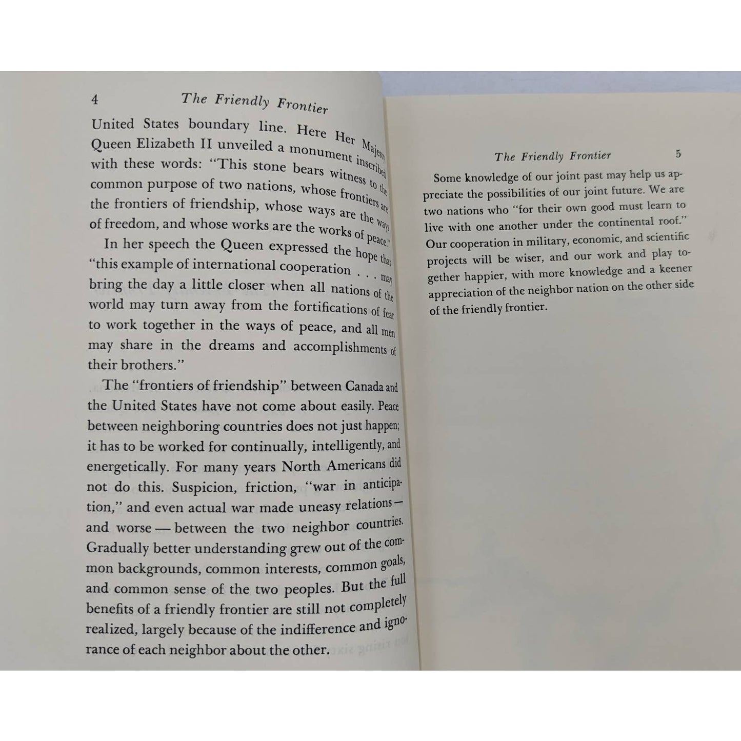 Friendly Frontier Story Canadian-American By EP Meyer Vintage First Edition 1962