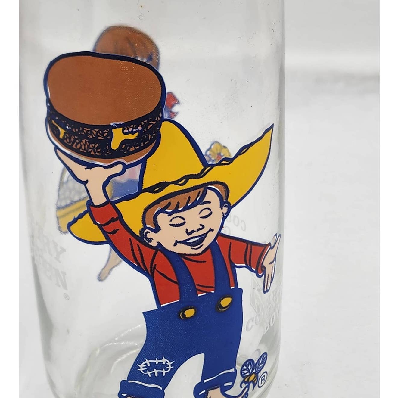Pepsi Country Kitchen Country Gal Country Boy Vintage Collector Drinking Glass