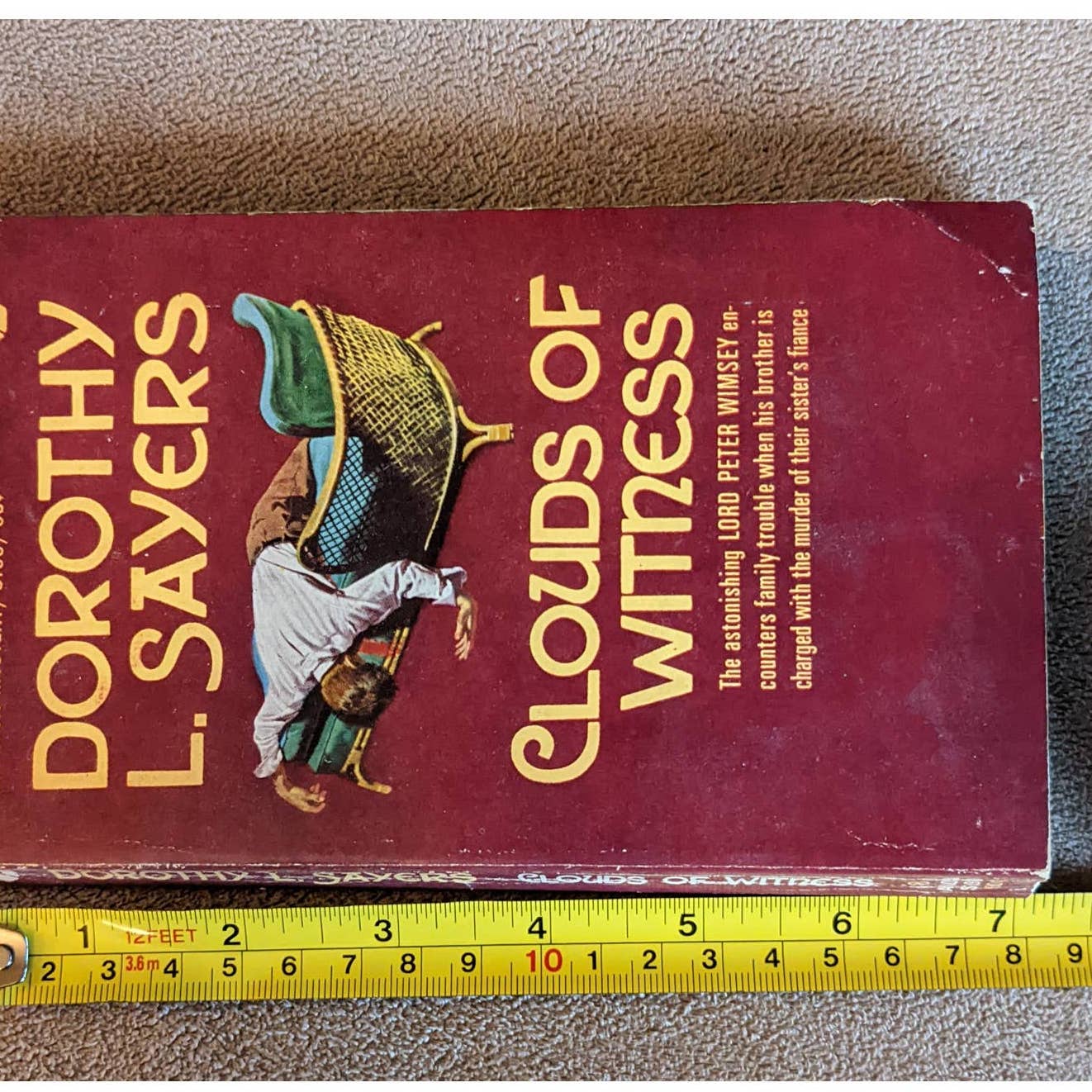 1966 Clouds Of Witness: Lord Peter Wimsey An Avon Mystery By Dorothy L. Sayers