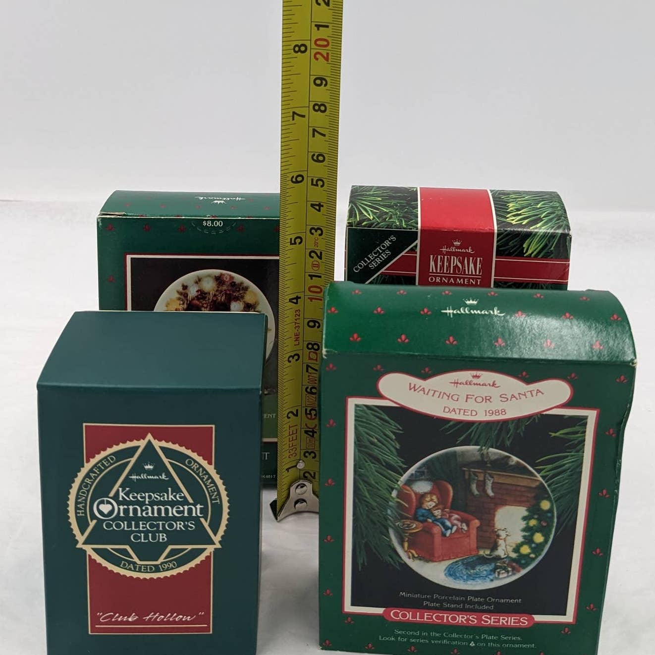 Hallmark Ornaments Vintage Lot Light Shines Christmas Collector Plate Keepsake